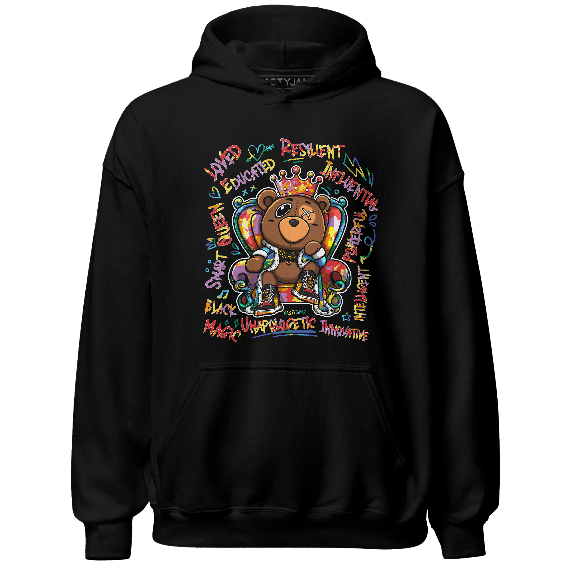 Mid GS Six Championships 1s Hoodie Match BER Self Definition - NastyJamz