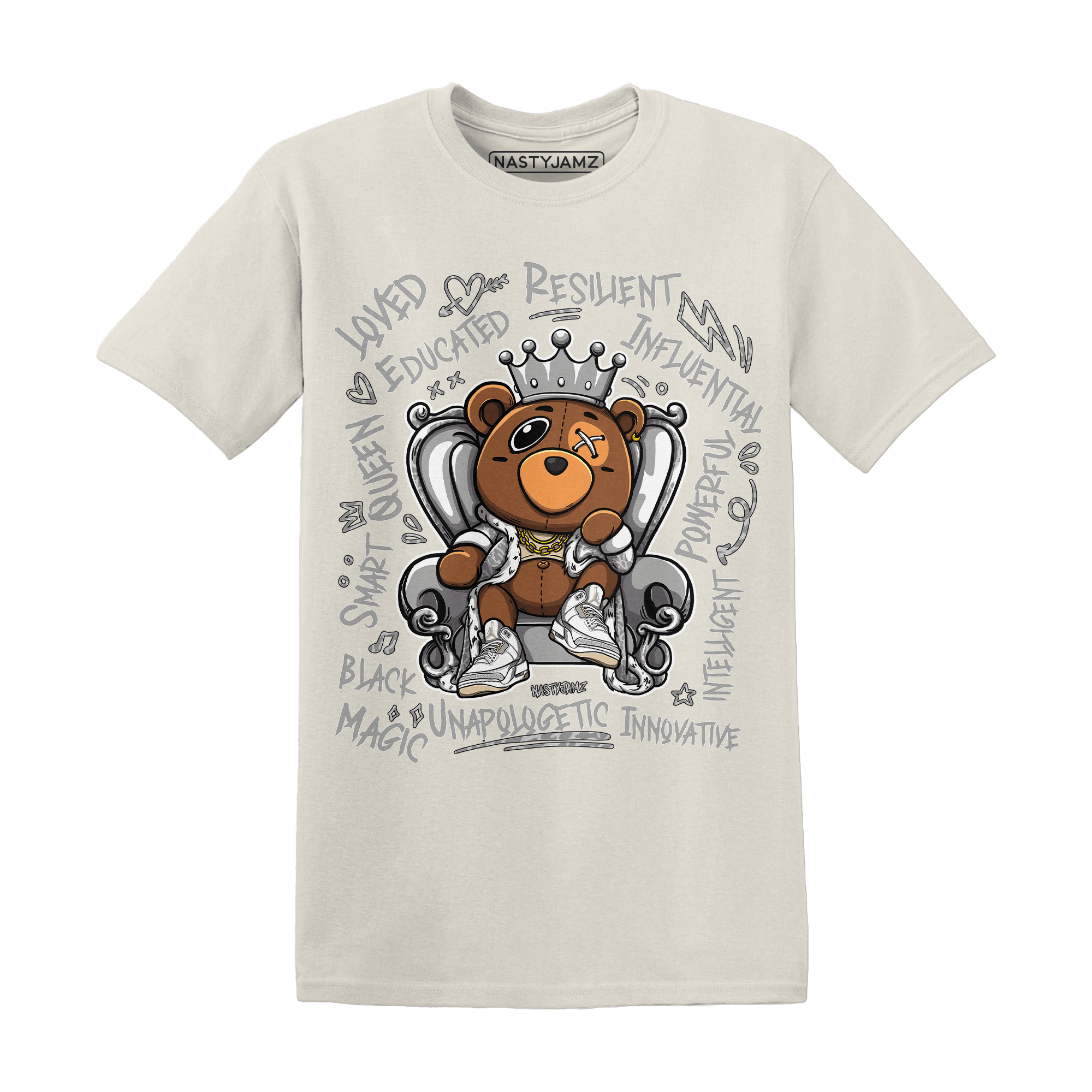 Jordan 3 Craft Ivory T Shirt Match BER Self Definition - NastyJamz
