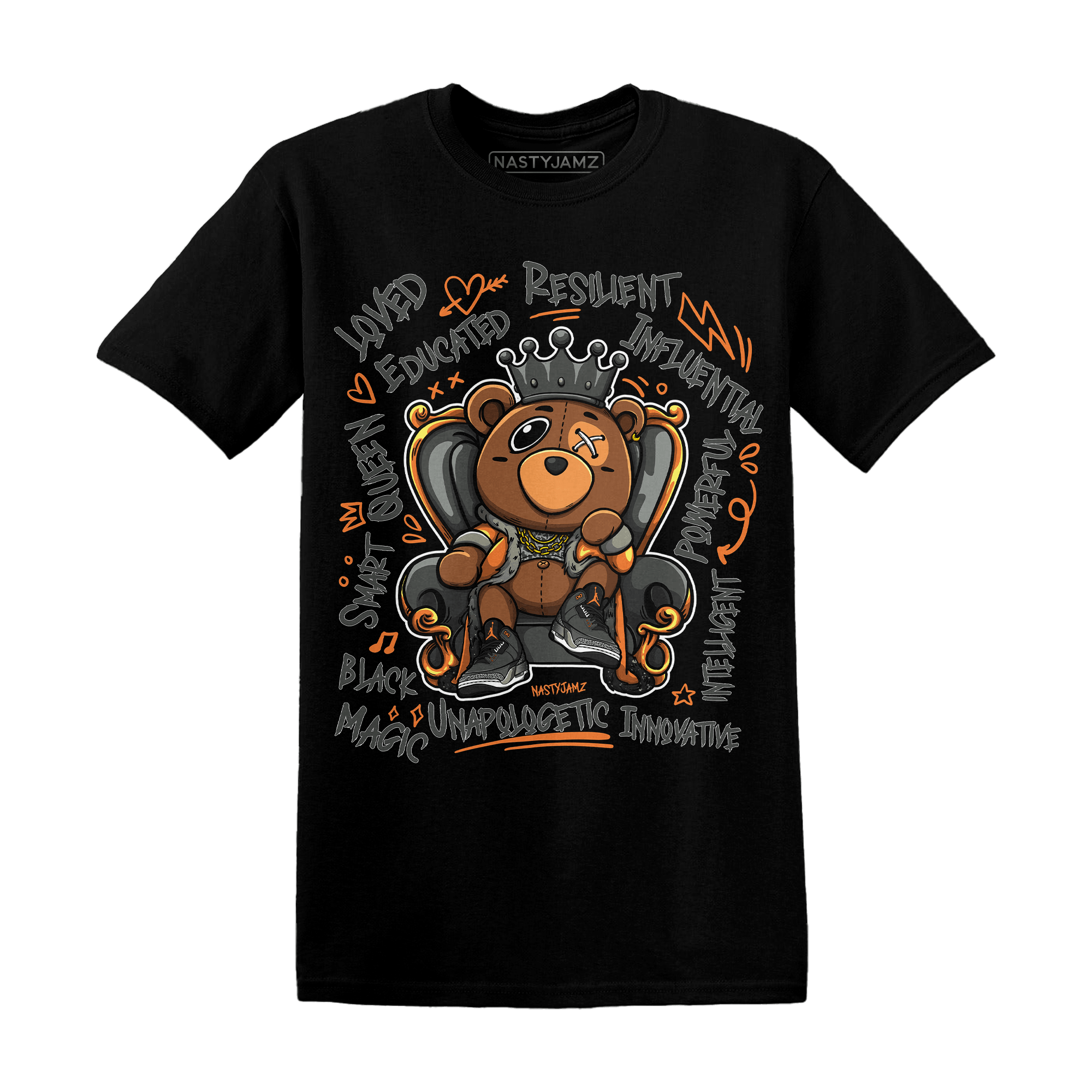 Jordan 3 Fear Pack T Shirt Match BER Self Definition - NastyJamz