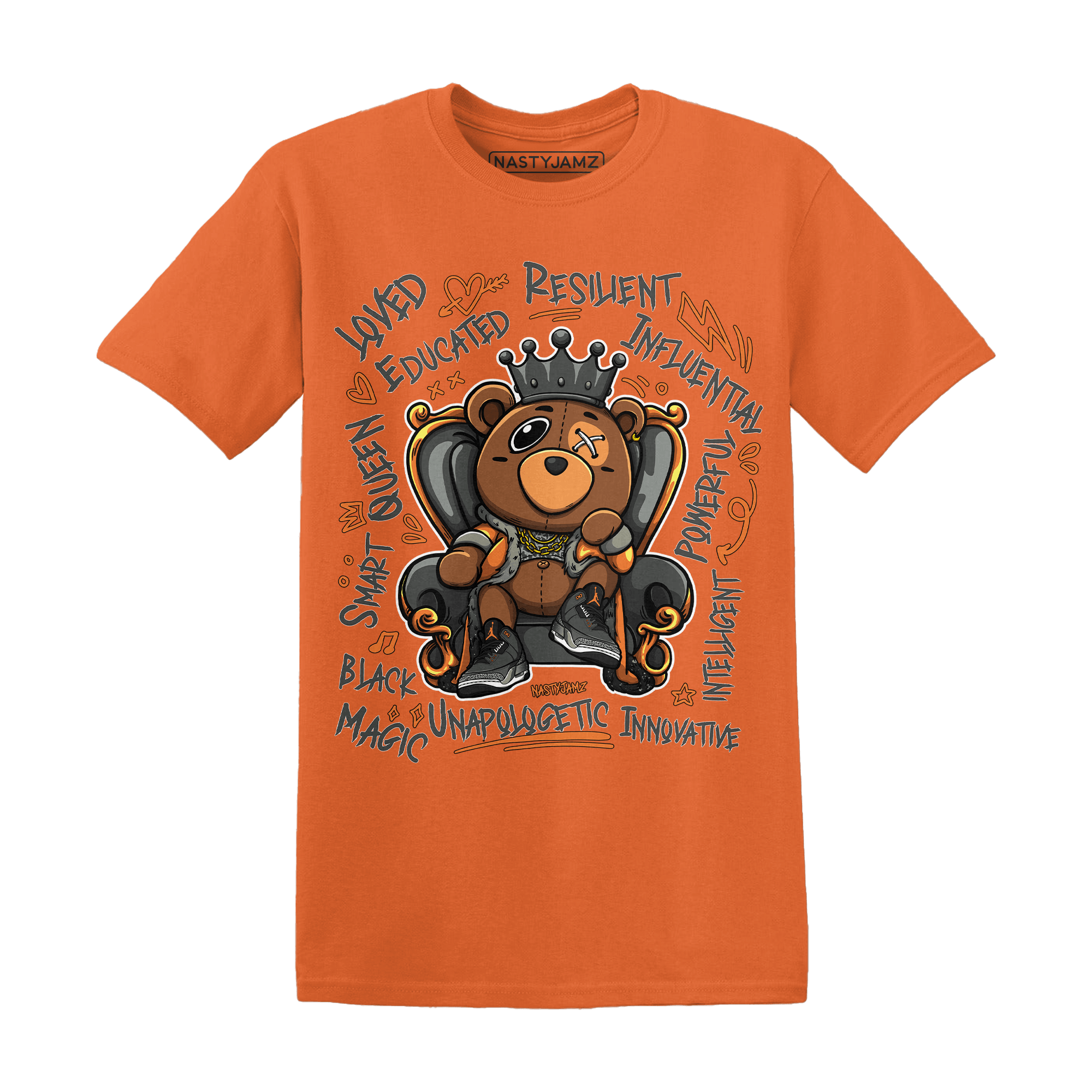 Jordan 3 Fear Pack T Shirt Match BER Self Definition - NastyJamz