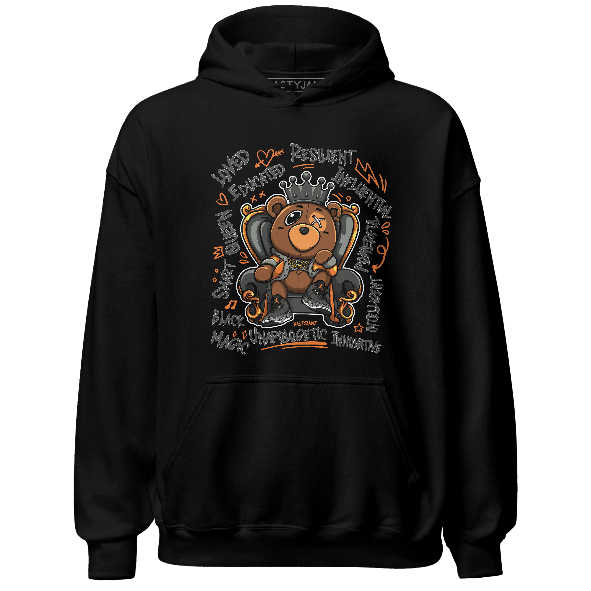 Fear Pack 3s Hoodie Match BER Self Definition - NastyJamz