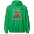 Green Glow 3s Hoodie Match BER Self Definition - NastyJamz