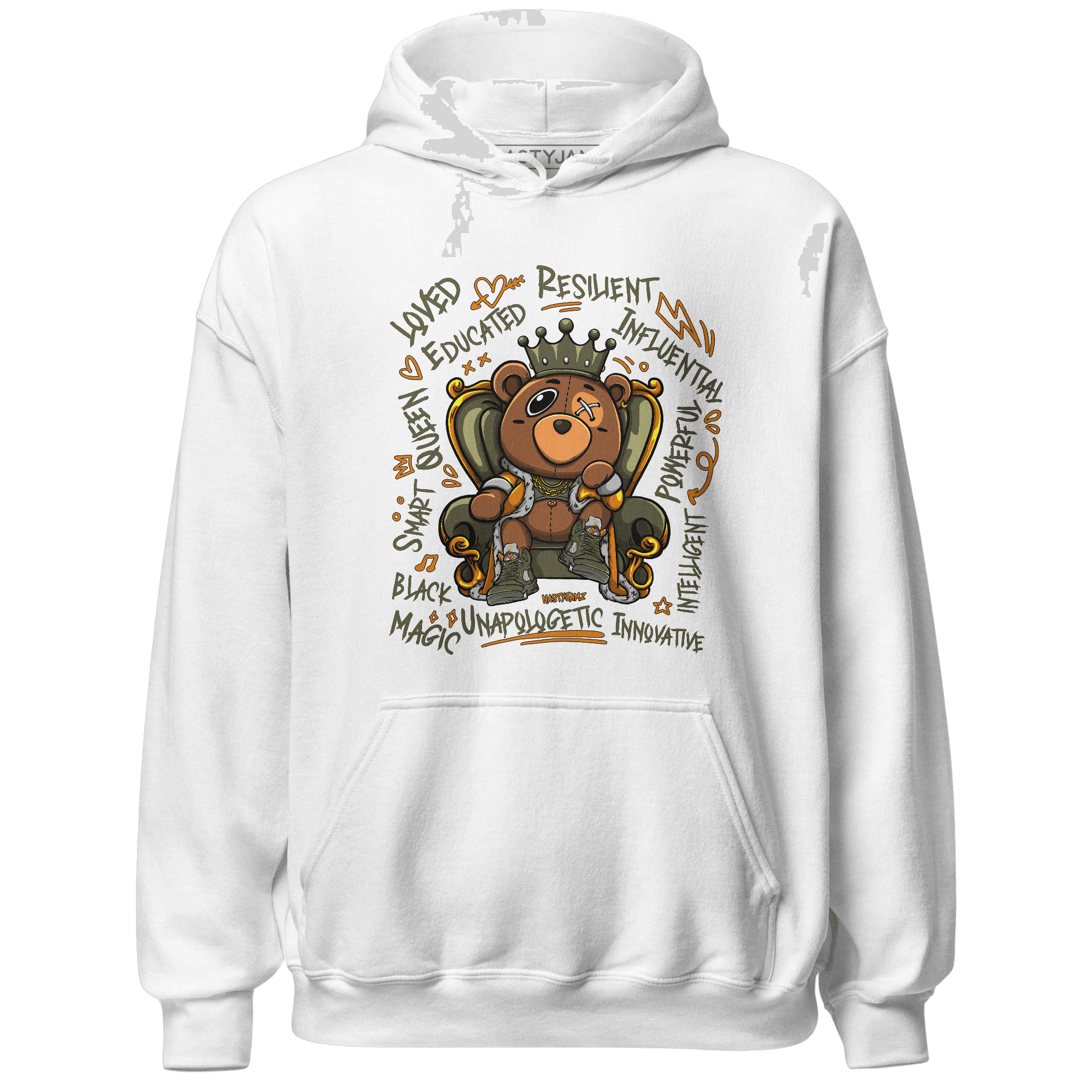 Olive 5s Hoodie Match BER Self Definition - NastyJamz