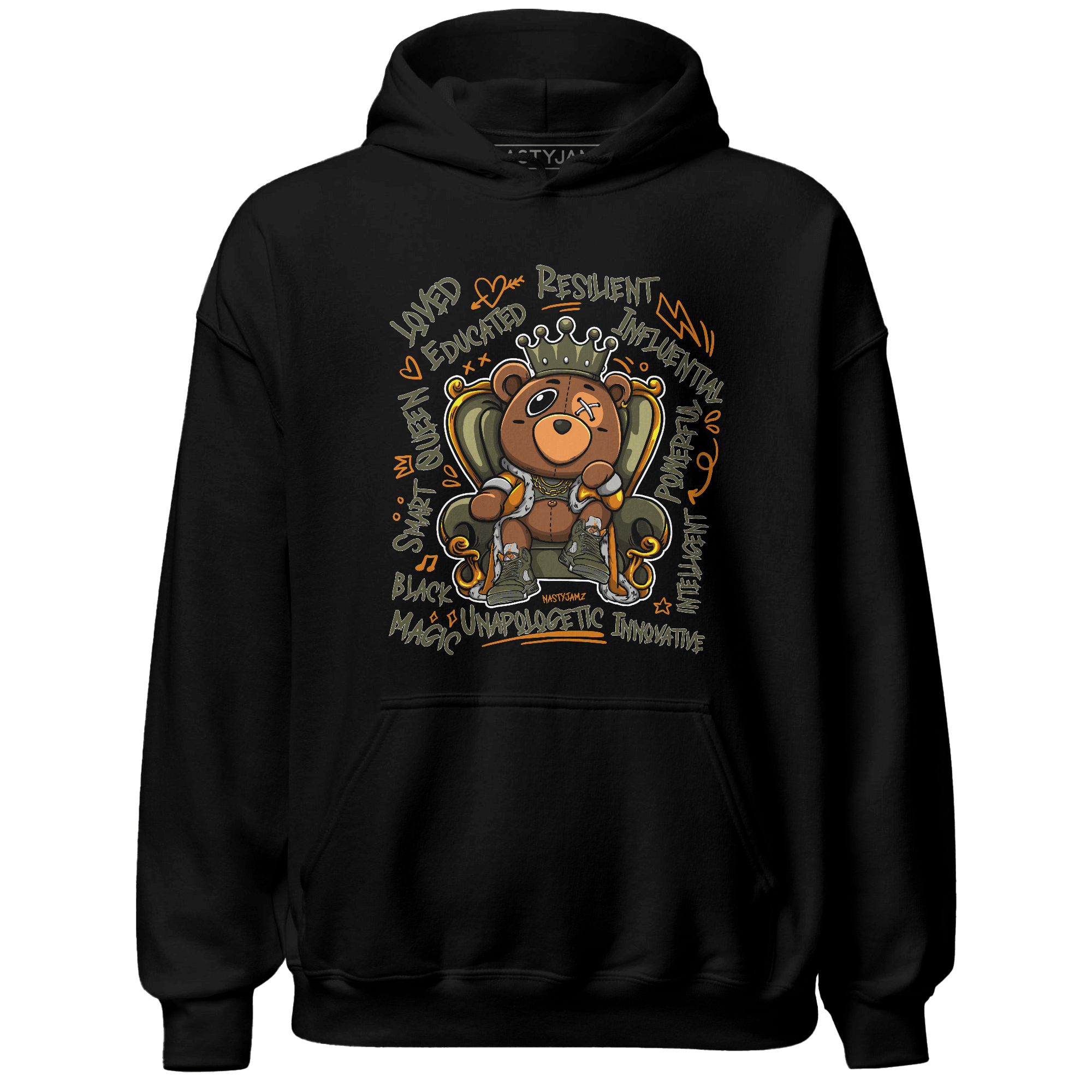Olive 5s Hoodie Match BER Self Definition - NastyJamz