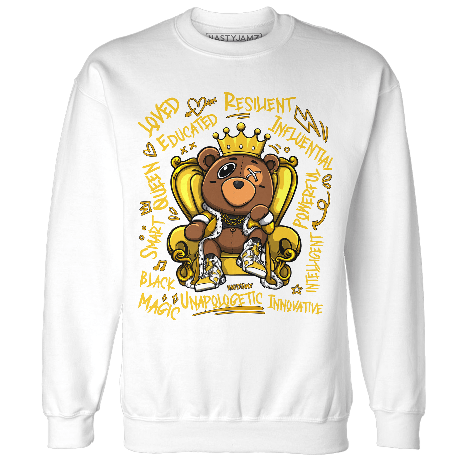 Yellow Ochre 6s Sweatshirt Match BER Self Definition - NastyJamz