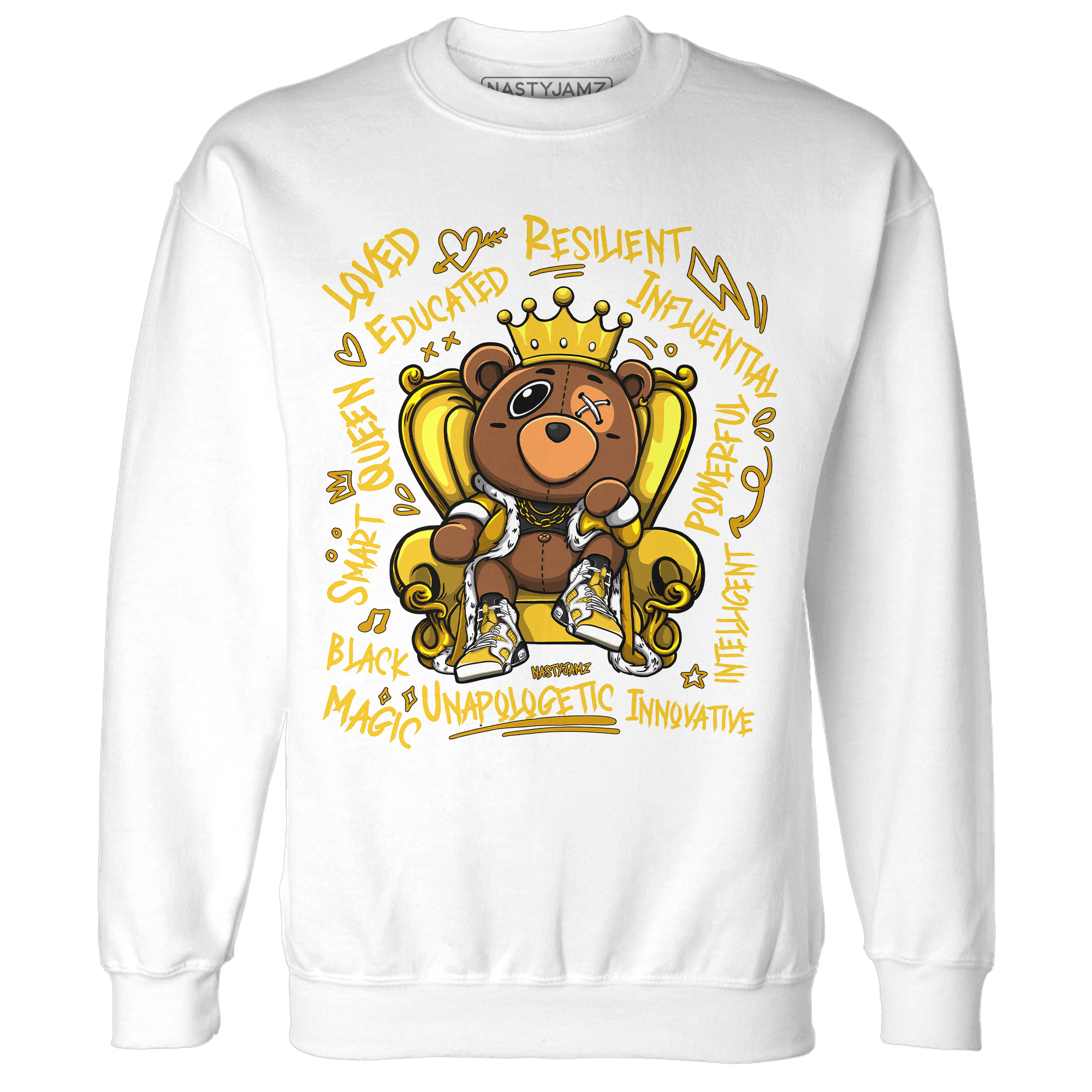 Yellow Ochre 6s Sweatshirt Match BER Self Definition - NastyJamz
