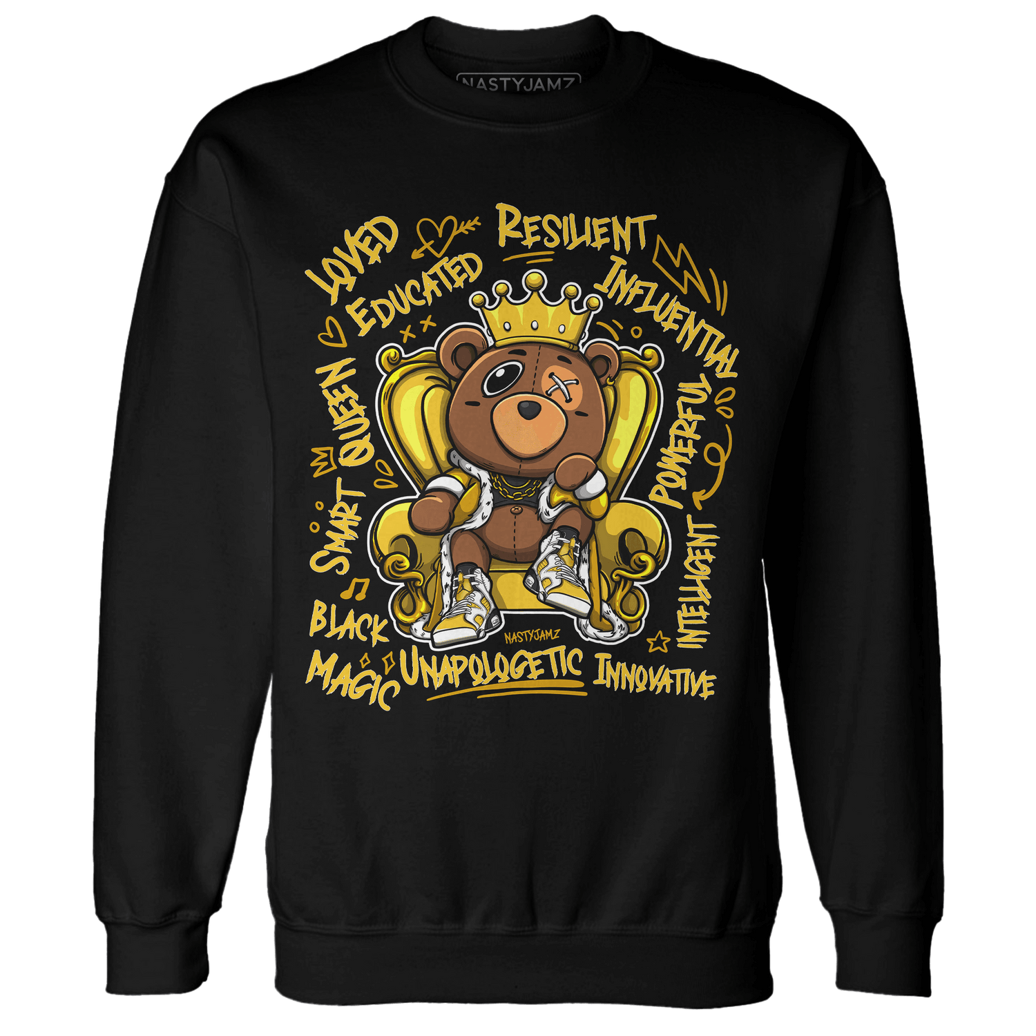 Yellow Ochre 6s Sweatshirt Match BER Self Definition - NastyJamz