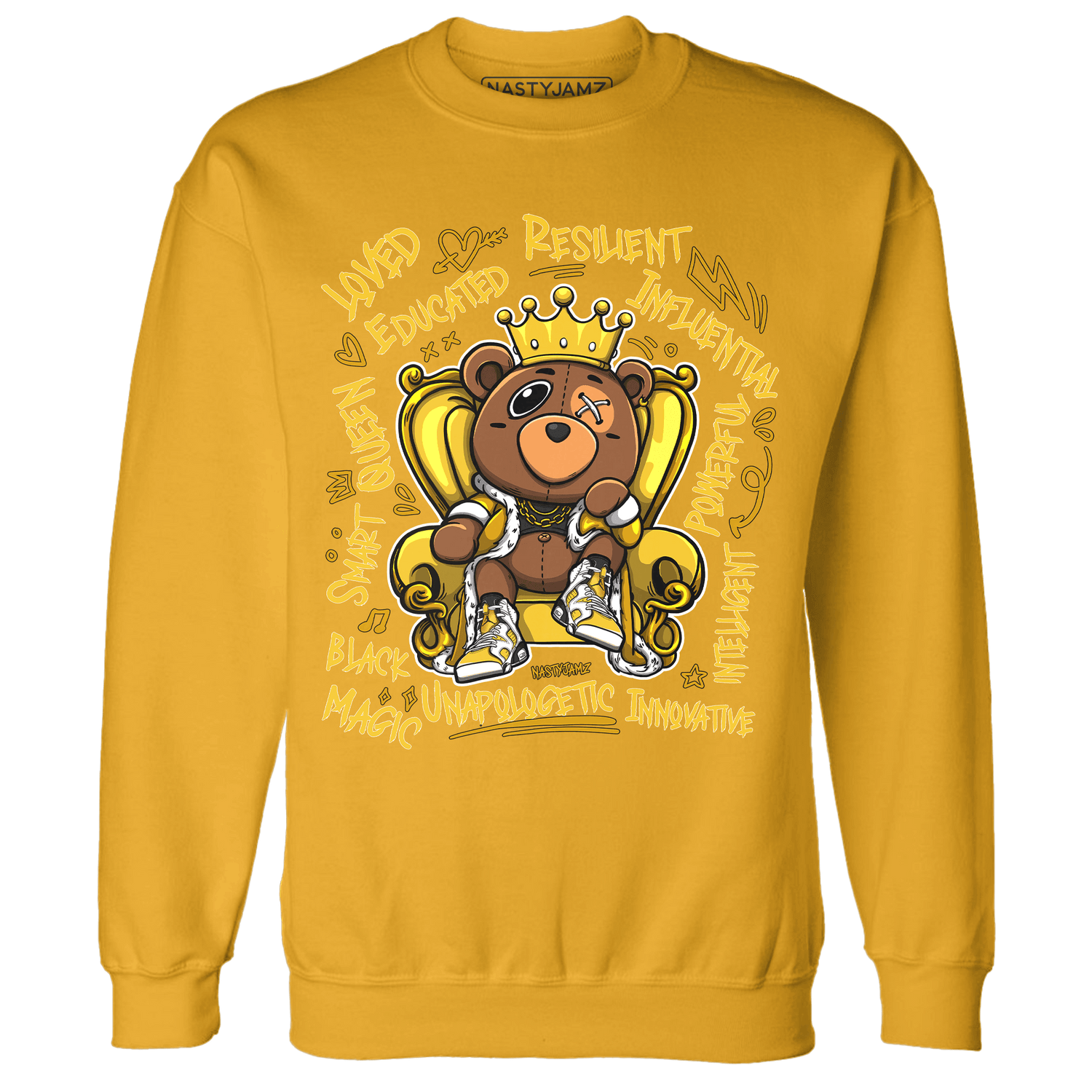 Yellow Ochre 6s Sweatshirt Match BER Self Definition - NastyJamz