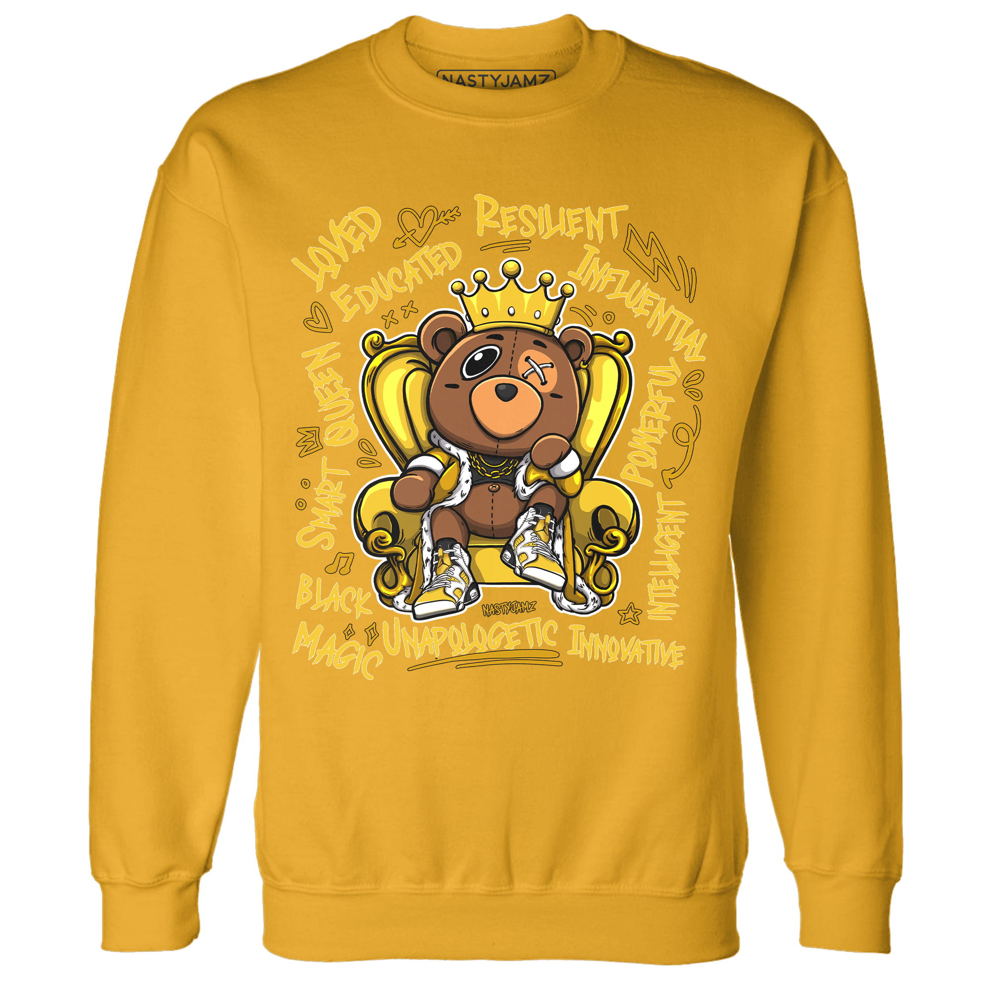 Yellow Ochre 6s Sweatshirt Match BER Self Definition - NastyJamz