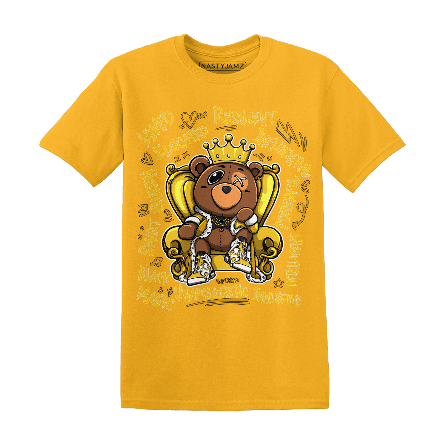 Jordan 6 Yellow Ochre T Shirt Match BER Self Definition - NastyJamz