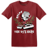 Retro Red Taxi 12s T Shirt Match BER The DJ Here - NastyJamz