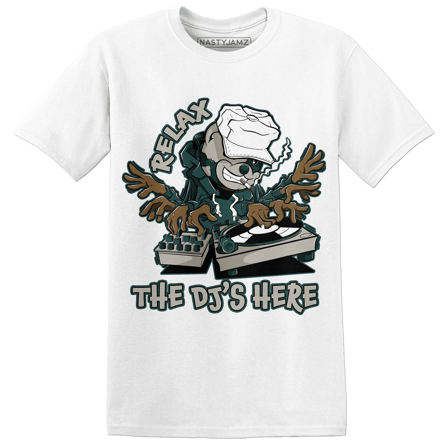 Oxidized Green 4s T Shirt Match BER The DJ Here - NastyJamz
