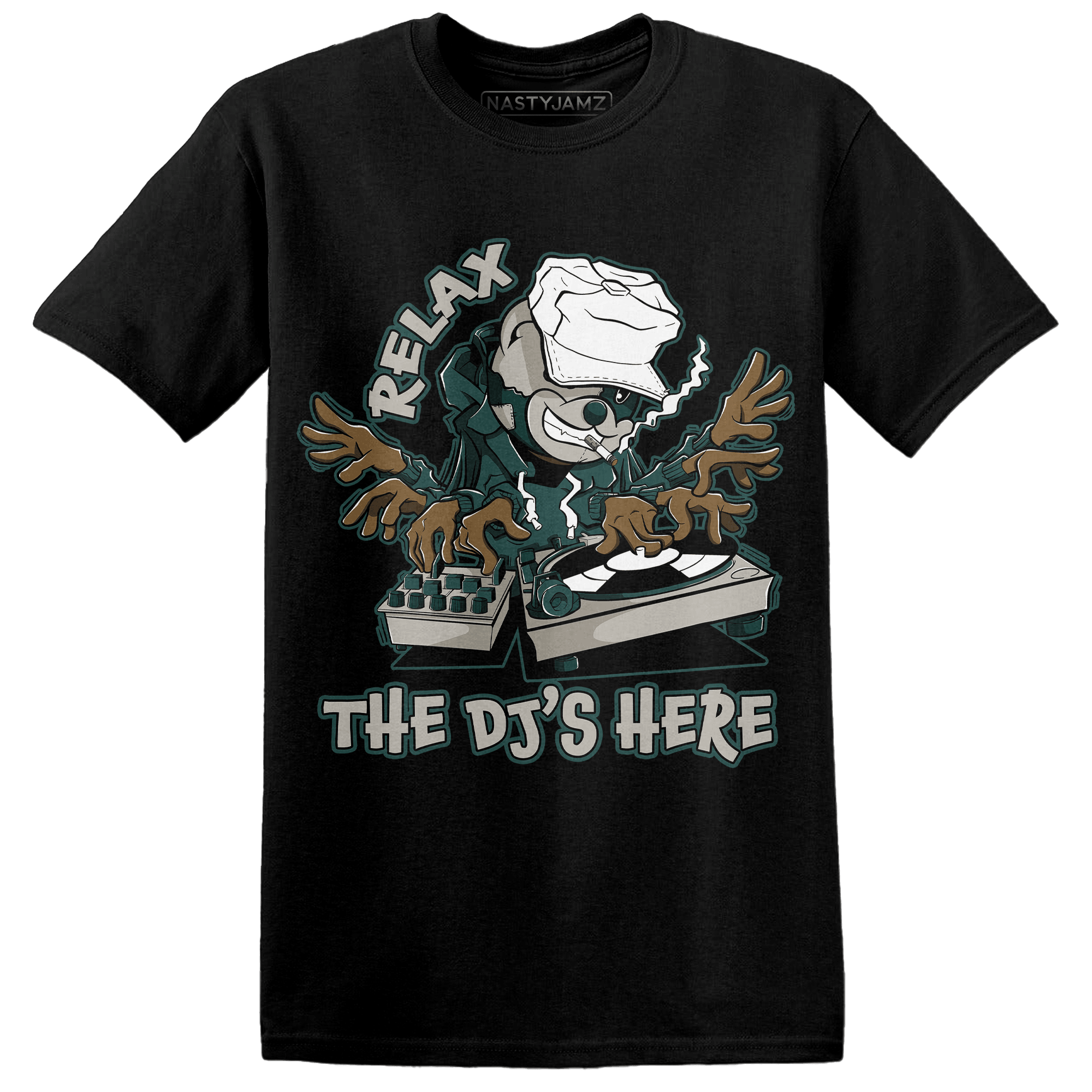 Oxidized Green 4s T Shirt Match BER The DJ Here - NastyJamz