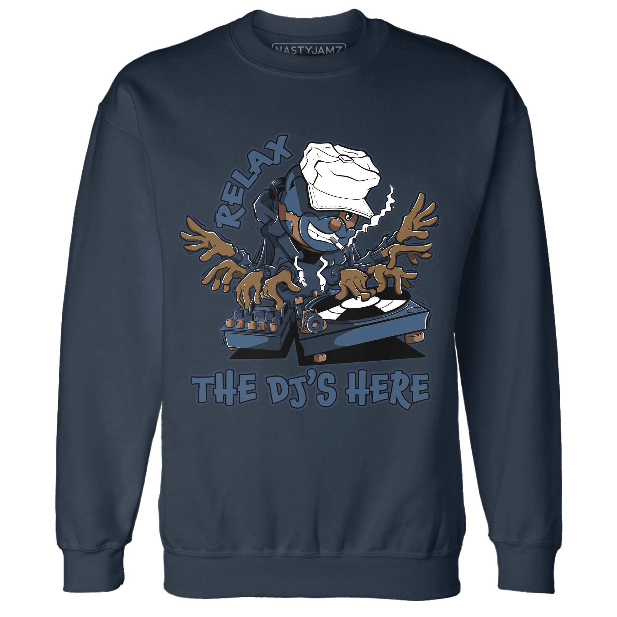 AM 1 86 Jackie Robinson Sweatshirt Match BER The DJ Here - NastyJamz