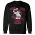 High White Team Red 1s Sweatshirt Match BER The Dentist - NastyJamz