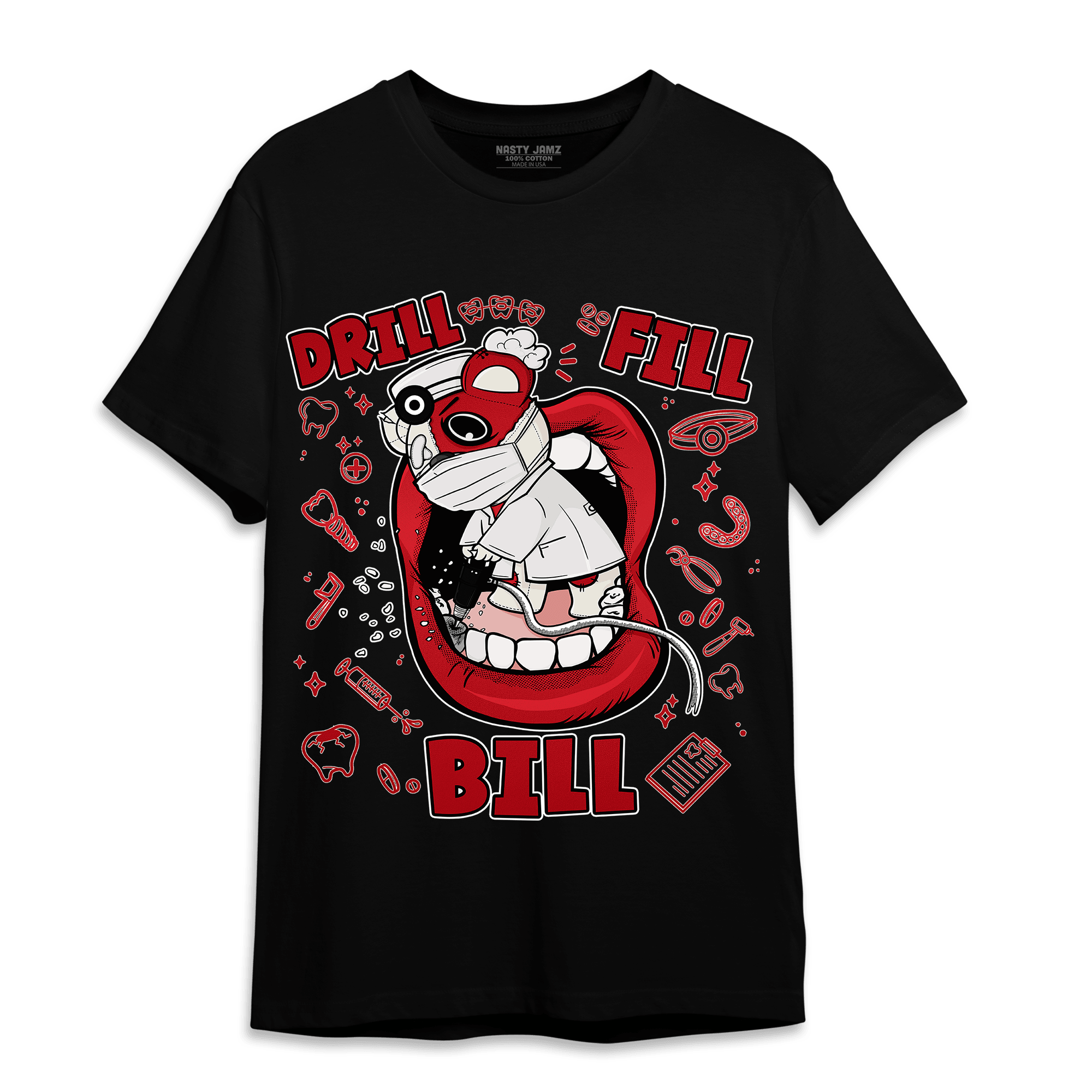 Low OG Trophy Room 1s T Shirt Match BER The Dentist - NastyJamz