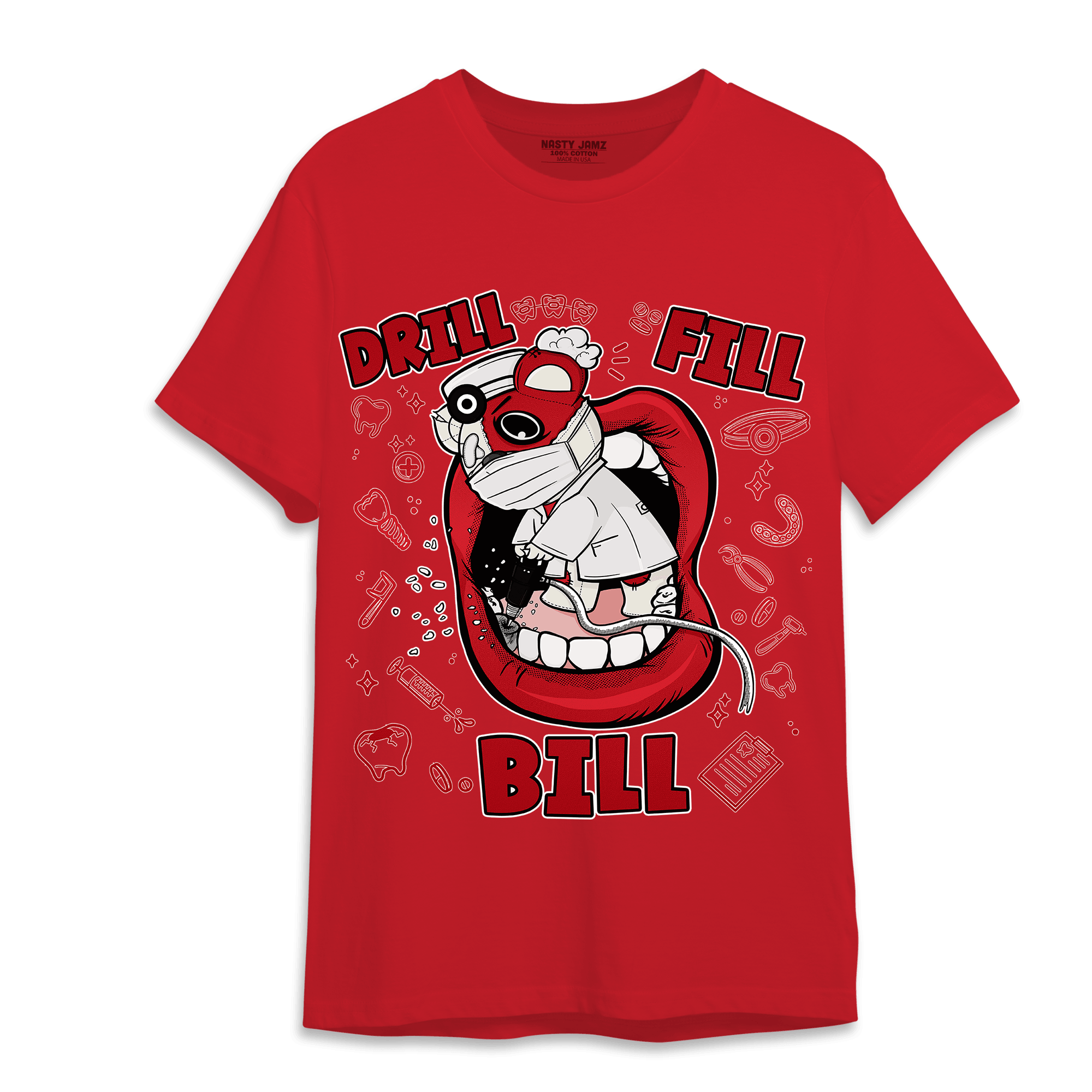 Low OG Trophy Room 1s T Shirt Match BER The Dentist - NastyJamz