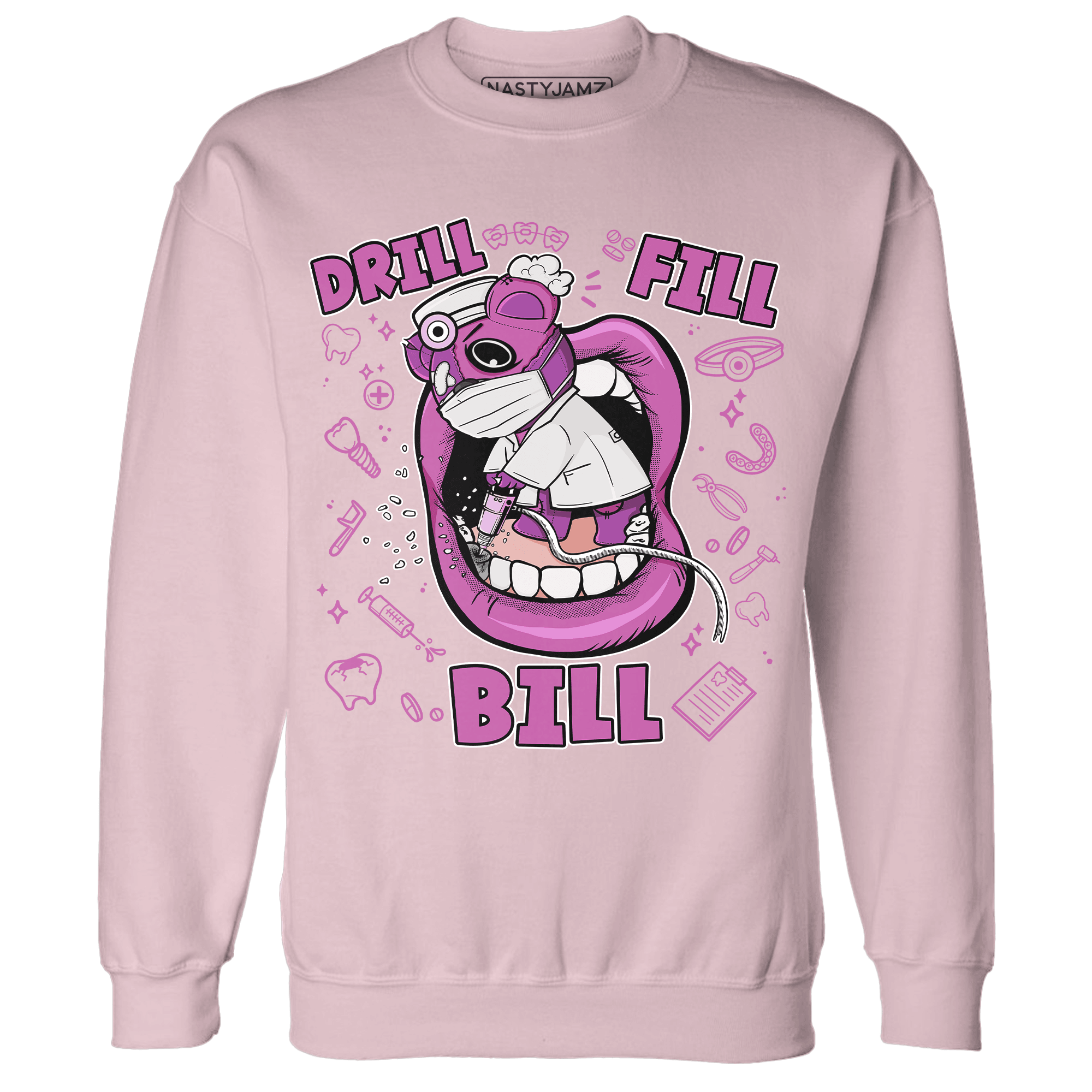 GS Hyper Violet 4s Sweatshirt Match BER The Dentist - NastyJamz