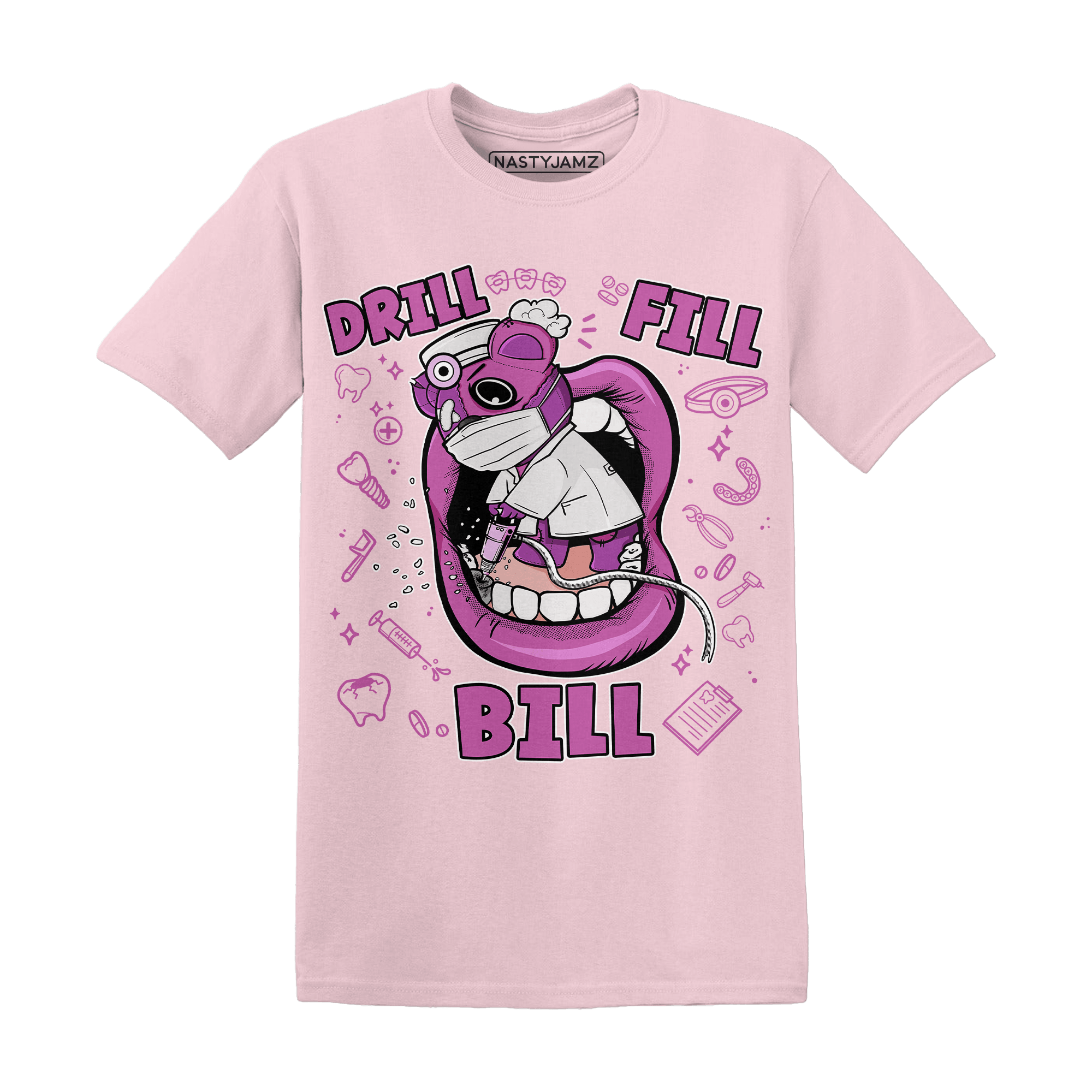 GS Hyper Violet 4s T Shirt Match BER The Dentist - NastyJamz