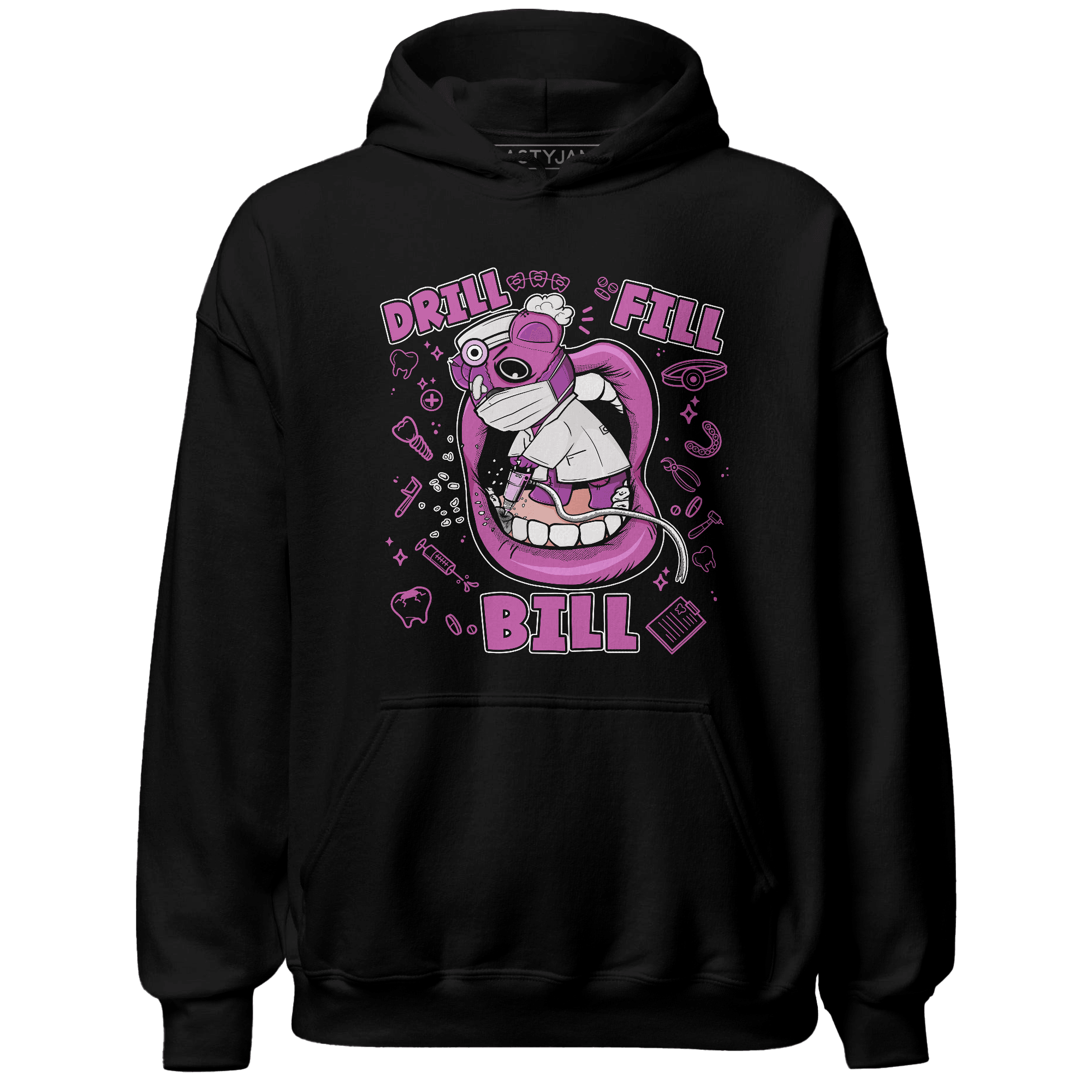 GS Hyper Violet 4s Hoodie Match BER The Dentist - NastyJamz