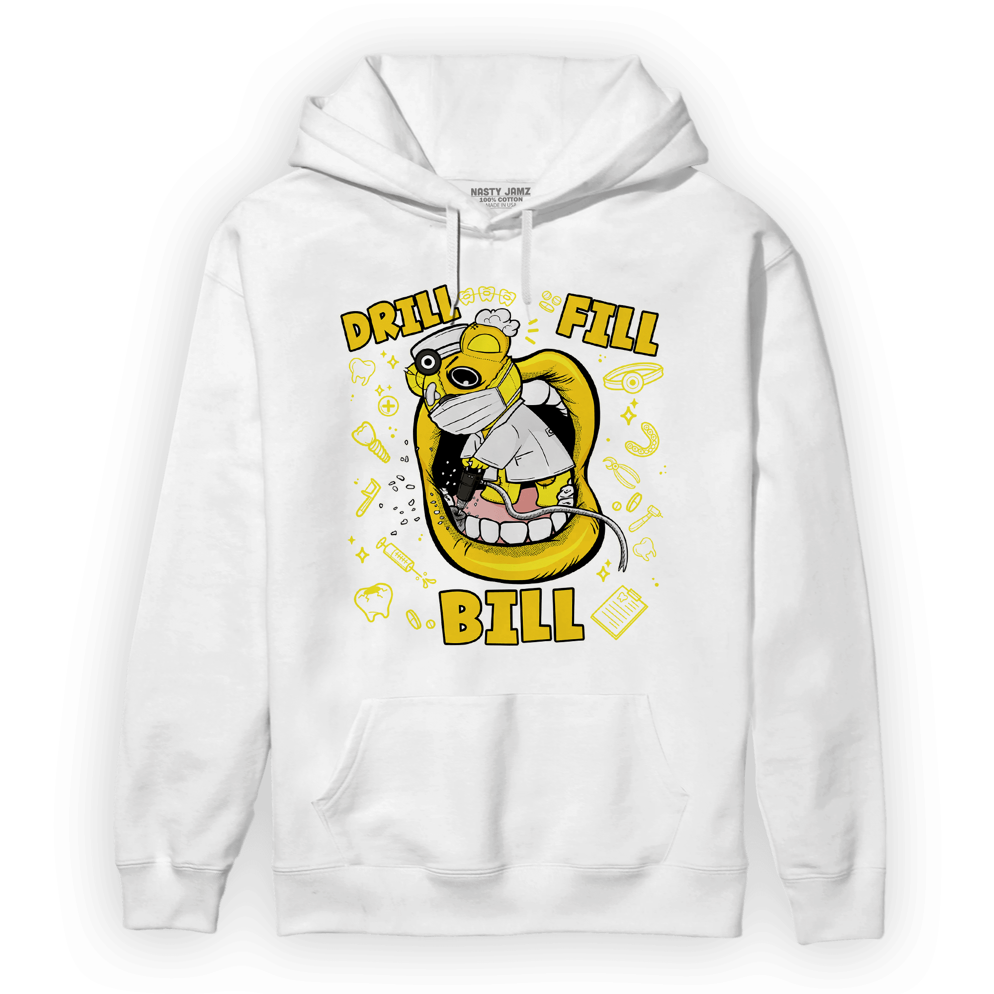 Vivid Sulfur 4s Hoodie Match BER The Dentist - NastyJamz