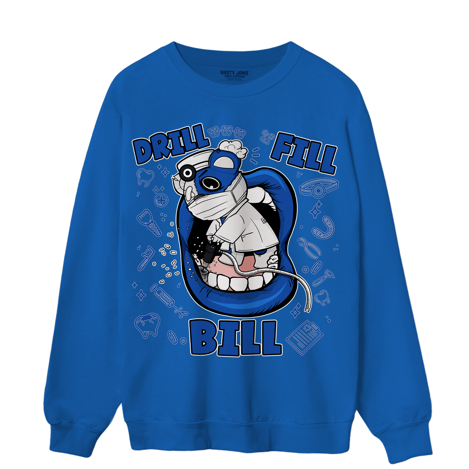 Air Max 1 86 Royal Sweatshirt Match BER The Dentist - NastyJamz