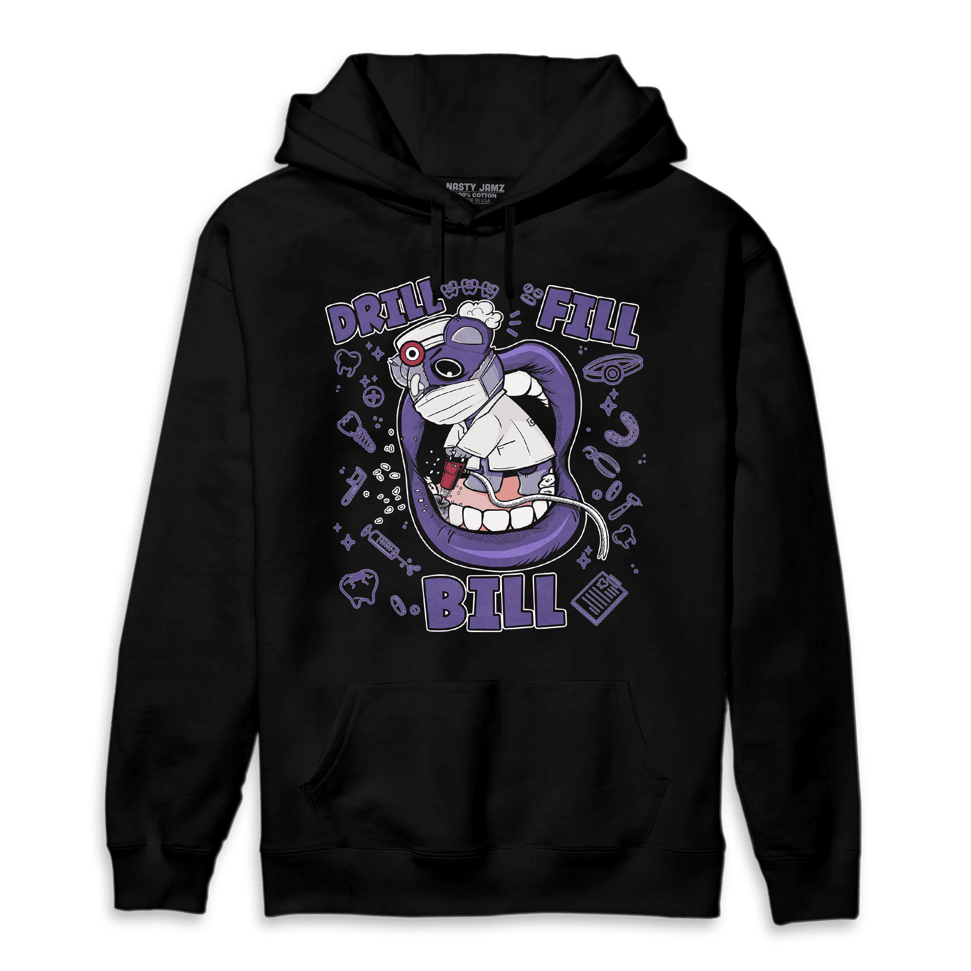 Dunk Low Plum Hoodie Match BER The Dentist - NastyJamz