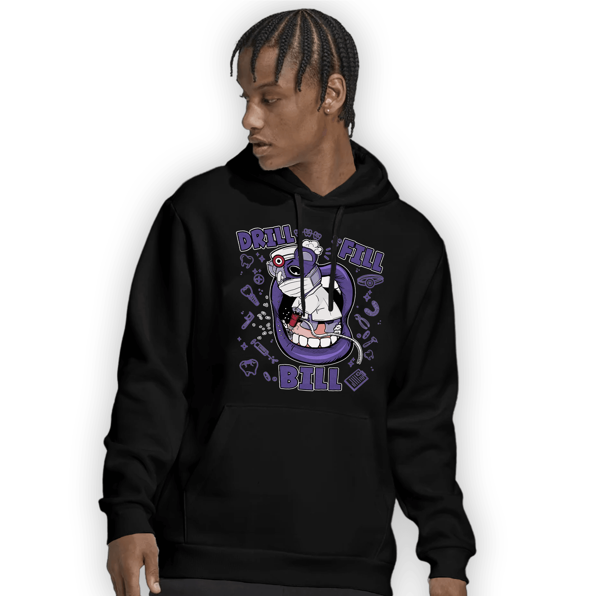 Dunk Low Plum Hoodie Match BER The Dentist - NastyJamz