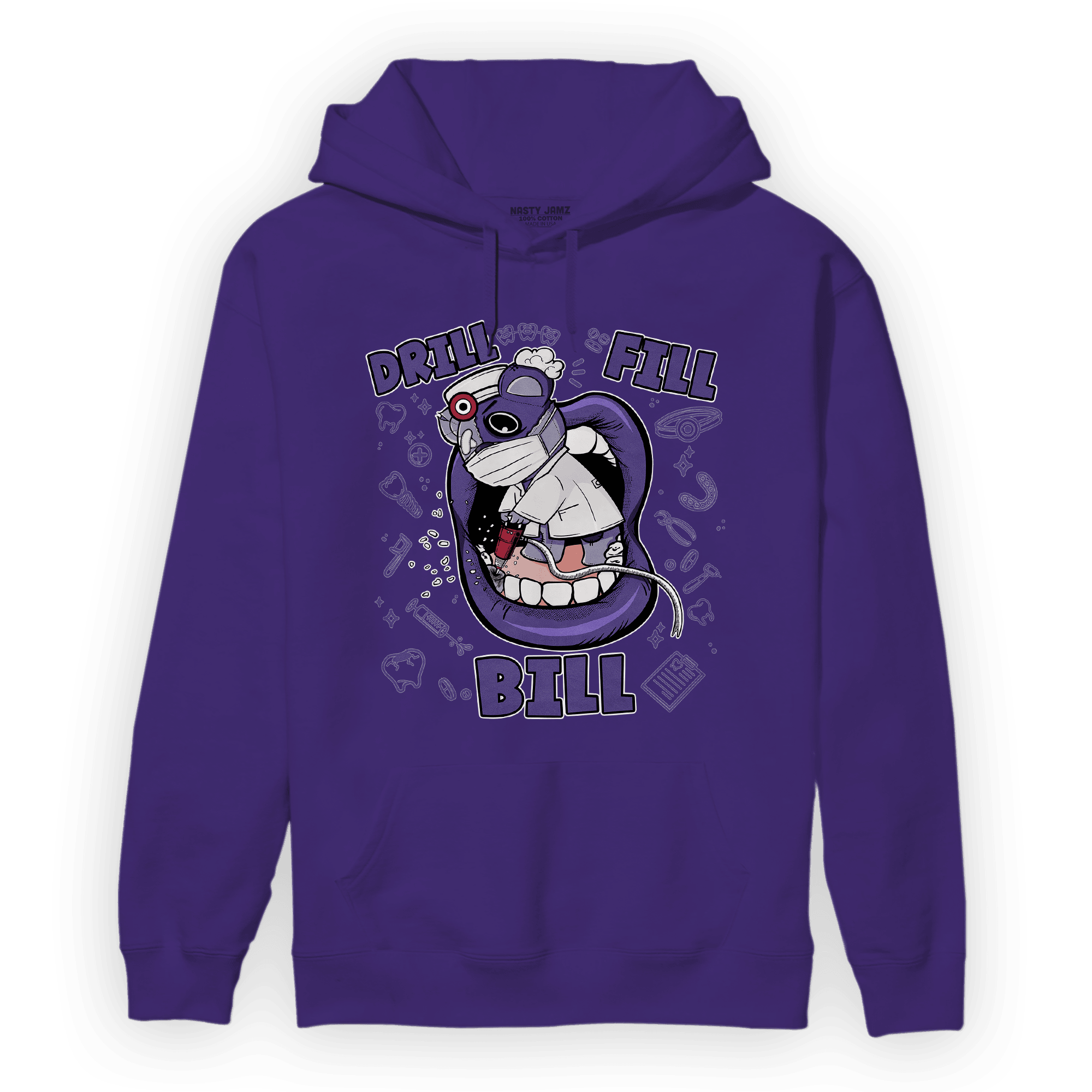 Dunk Low Plum Hoodie Match BER The Dentist - NastyJamz