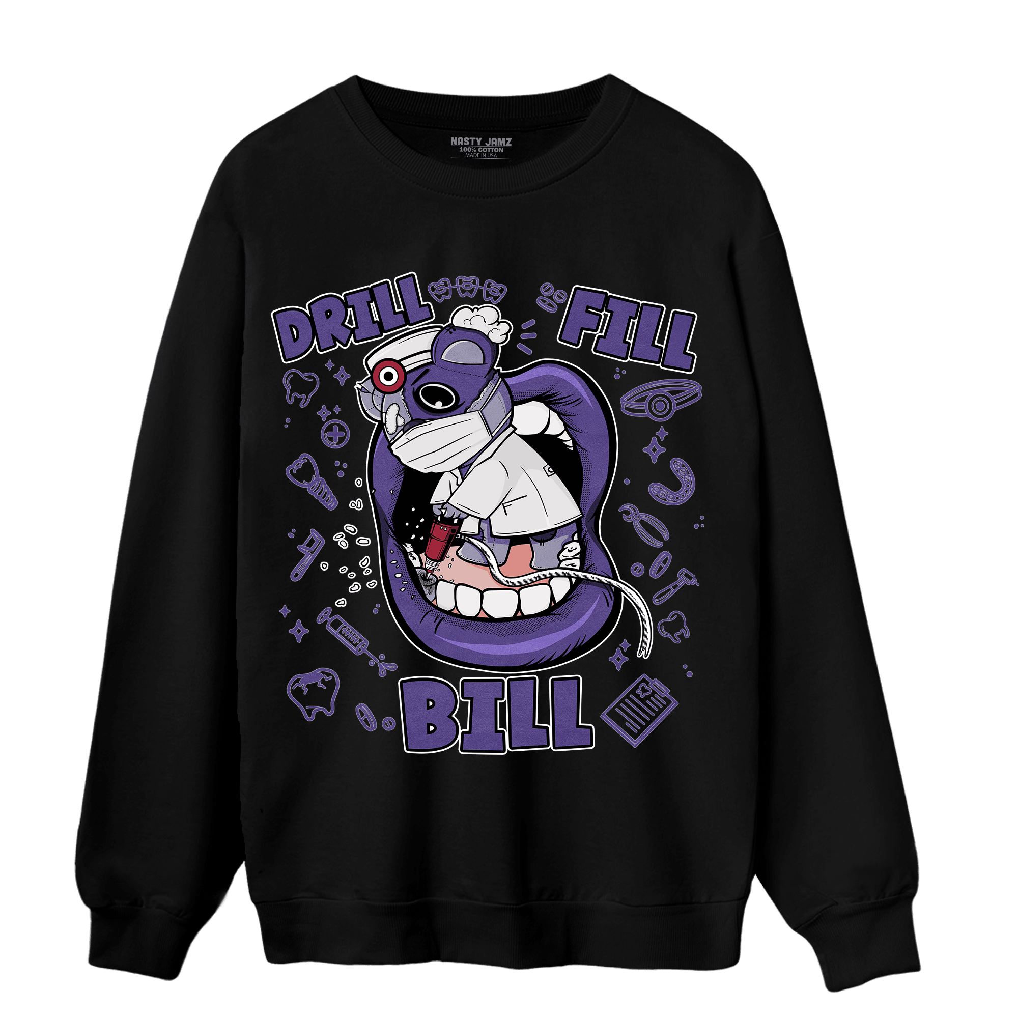 Dunk Low Plum Sweatshirt Match BER The Dentist - NastyJamz