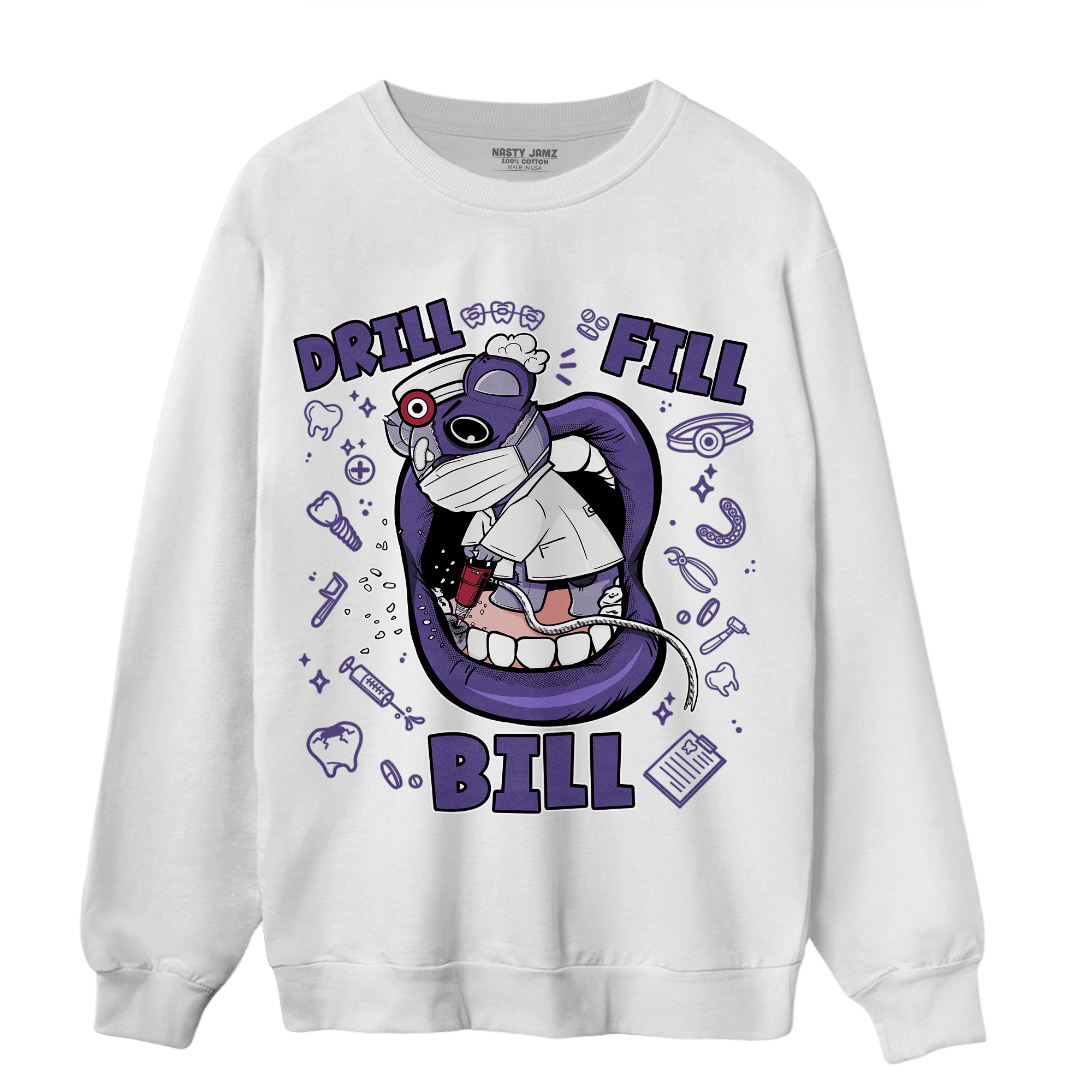 Dunk Low Plum Sweatshirt Match BER The Dentist - NastyJamz