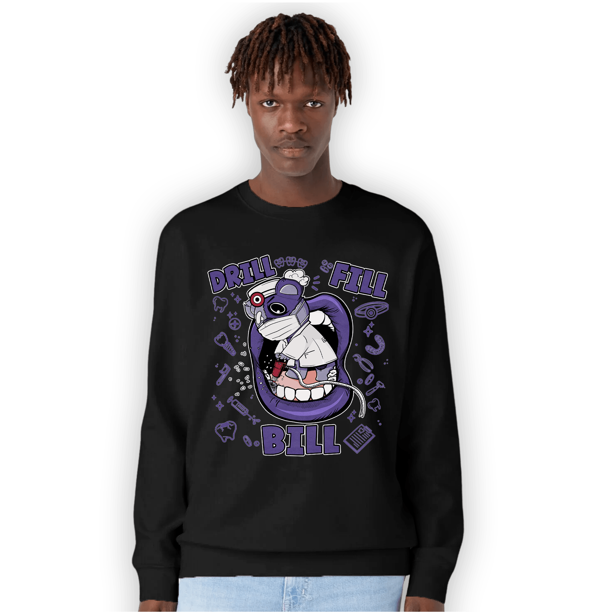 Dunk Low Plum Sweatshirt Match BER The Dentist - NastyJamz