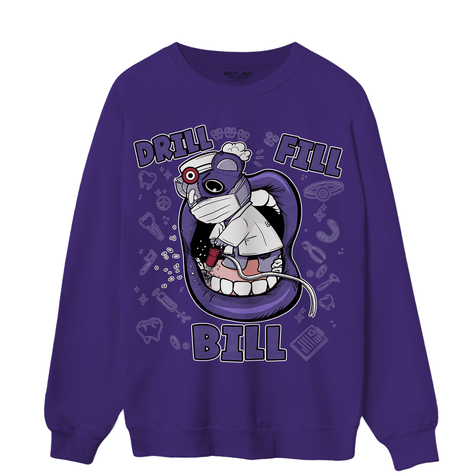Dunk Low Plum Sweatshirt Match BER The Dentist - NastyJamz