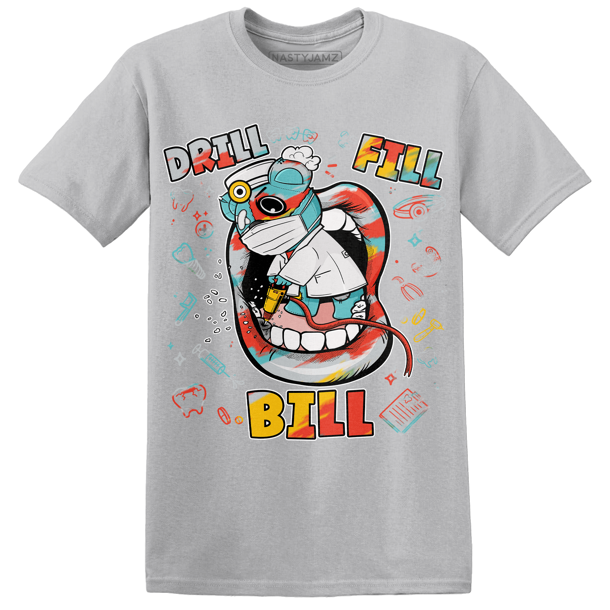 KB 8 Protro Venice Beach T Shirt Match BER The Dentist - NastyJamz