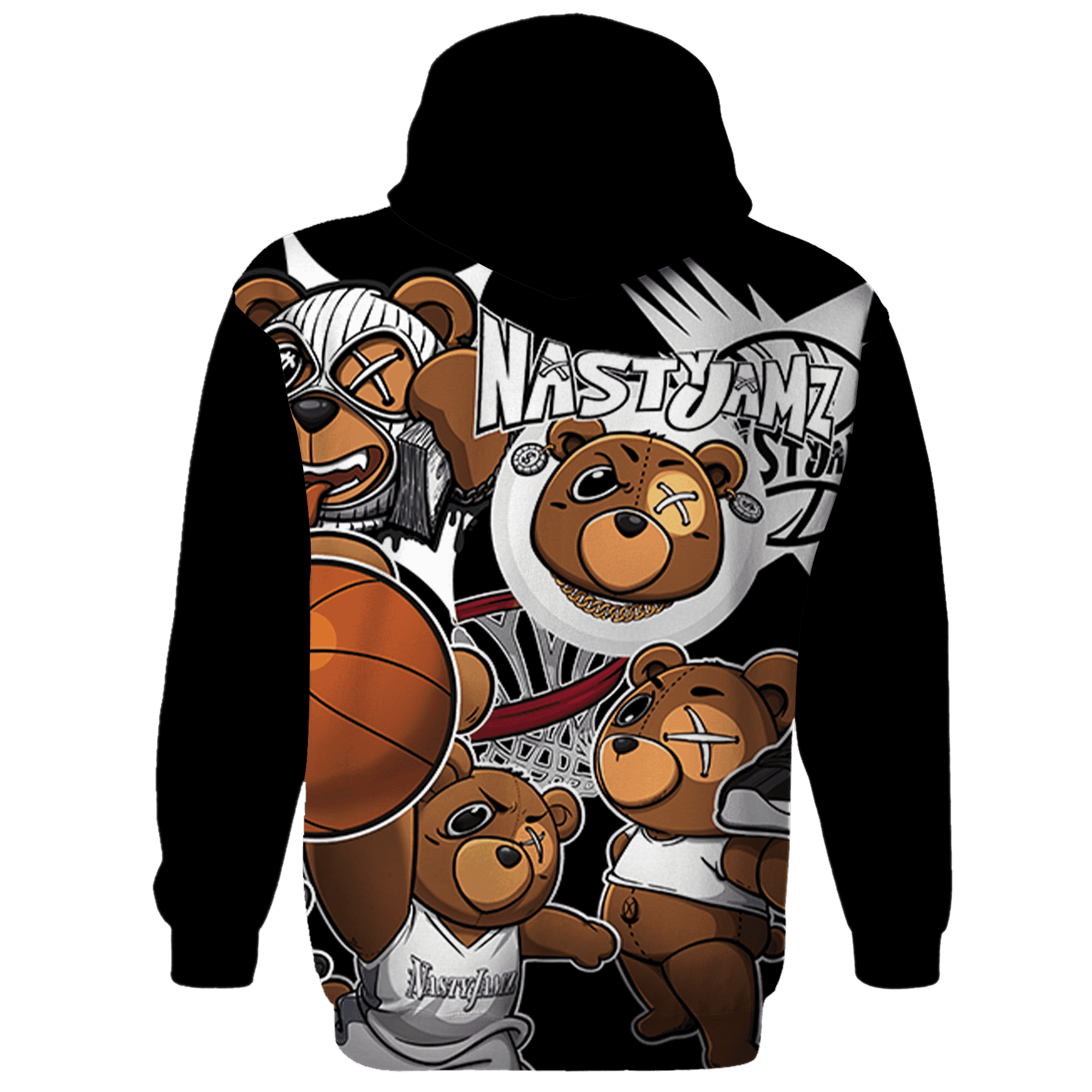 Low Space Jamz 11s Hoodie Match BER Wallpapers 3D All-Over Print - NastyJamz