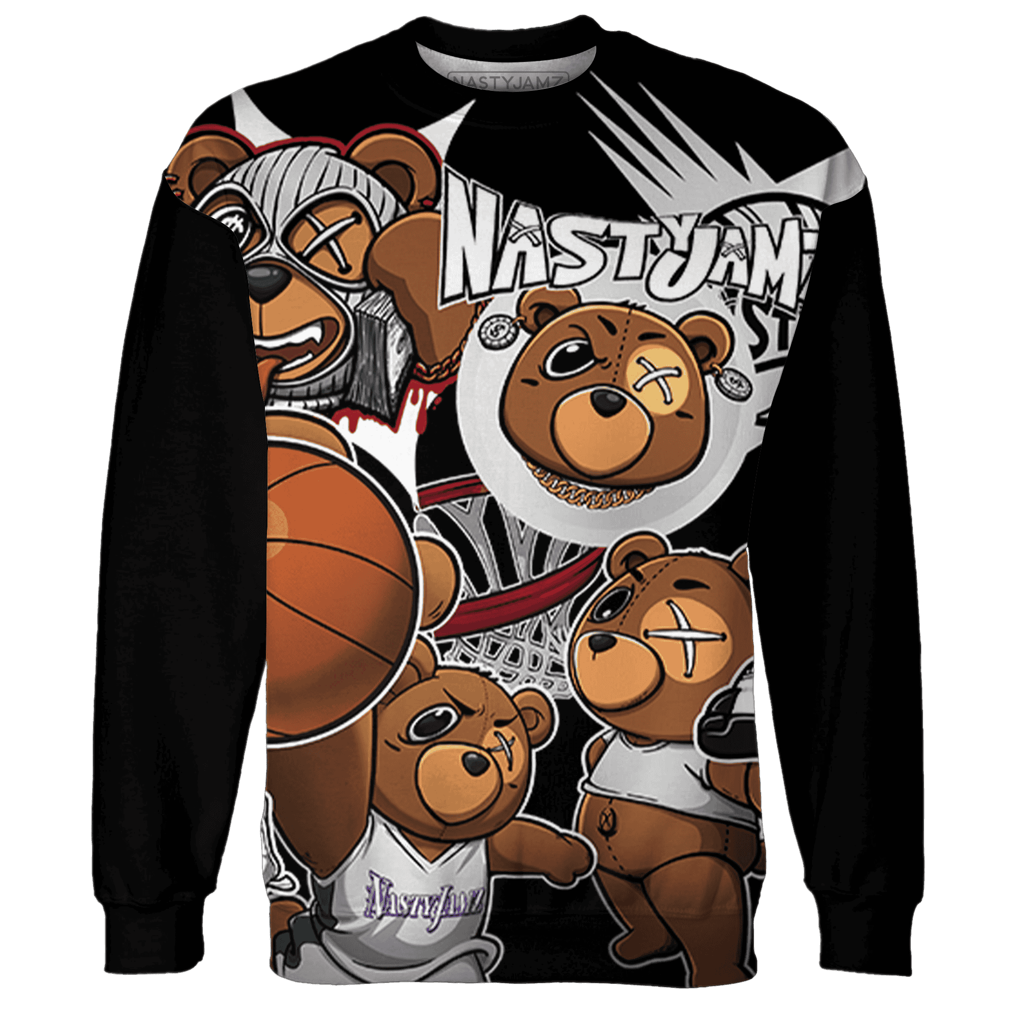 Retro Red Tax 12s Sweatshirt Match BER Wallpapers 3D All-Over Print - NastyJamz