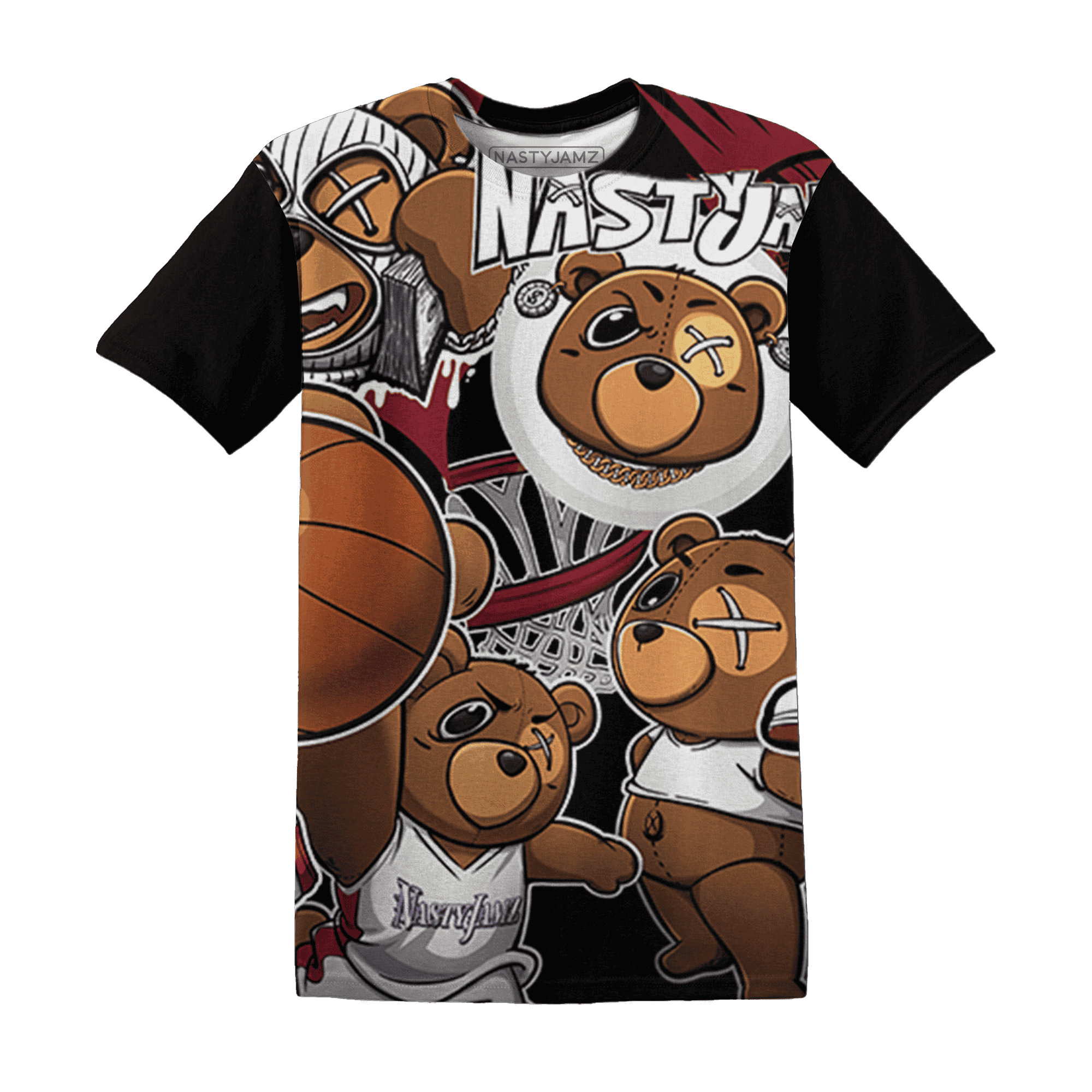 High 85 Metallic Burgundy 1s T Shirt Match BER Wallpapers 3D All-Over Print - NastyJamz