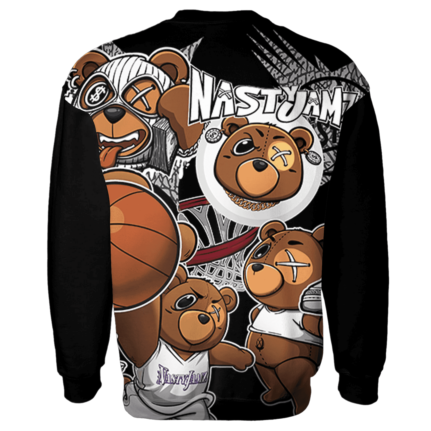 Georgia Peach 3s Sweatshirt Match BER Wallpapers 3D All-Over Print - NastyJamz