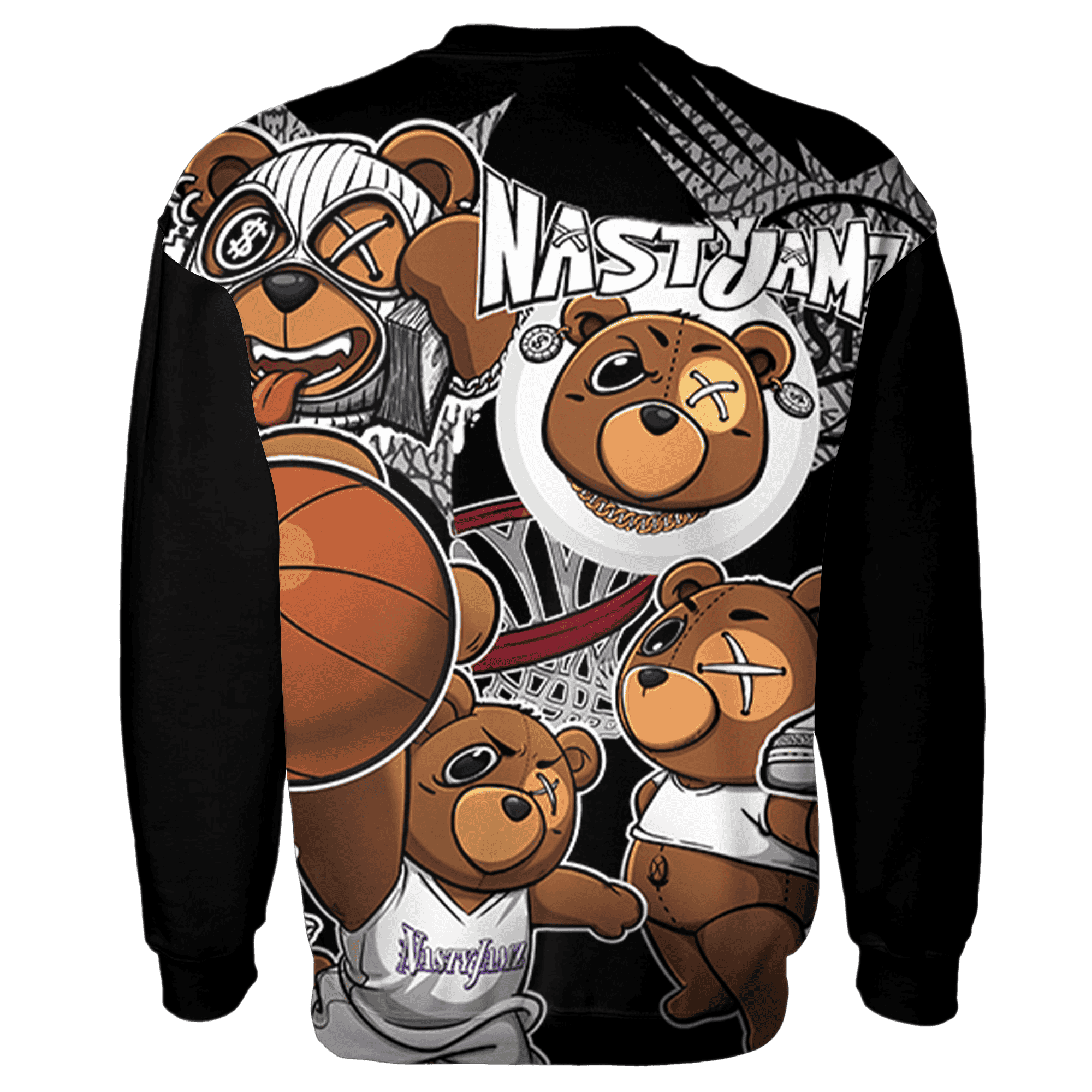 Georgia Peach 3s Sweatshirt Match BER Wallpapers 3D All-Over Print - NastyJamz