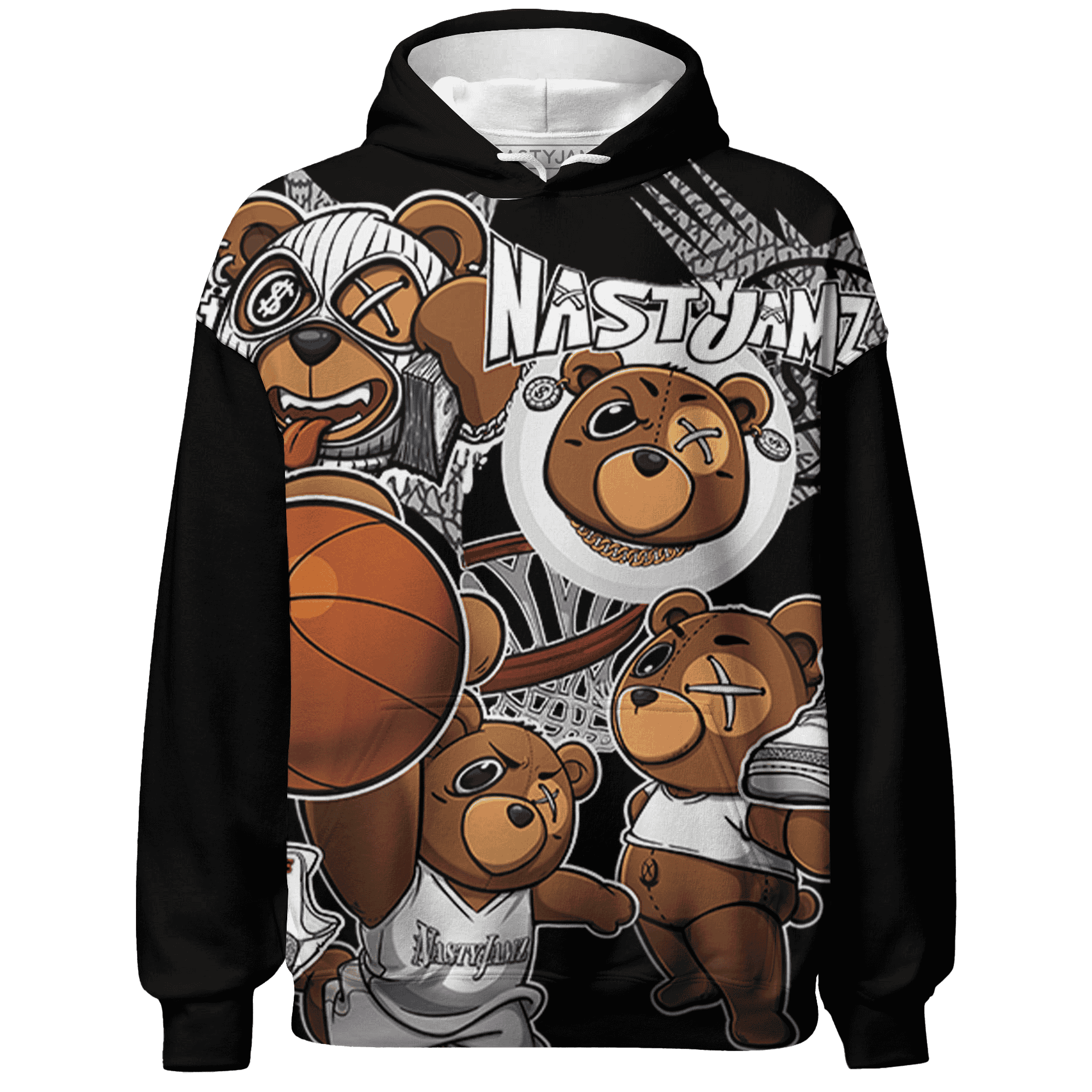 Georgia Peach 3s Hoodie Match BER Wallpapers 3D All-Over Print - NastyJamz