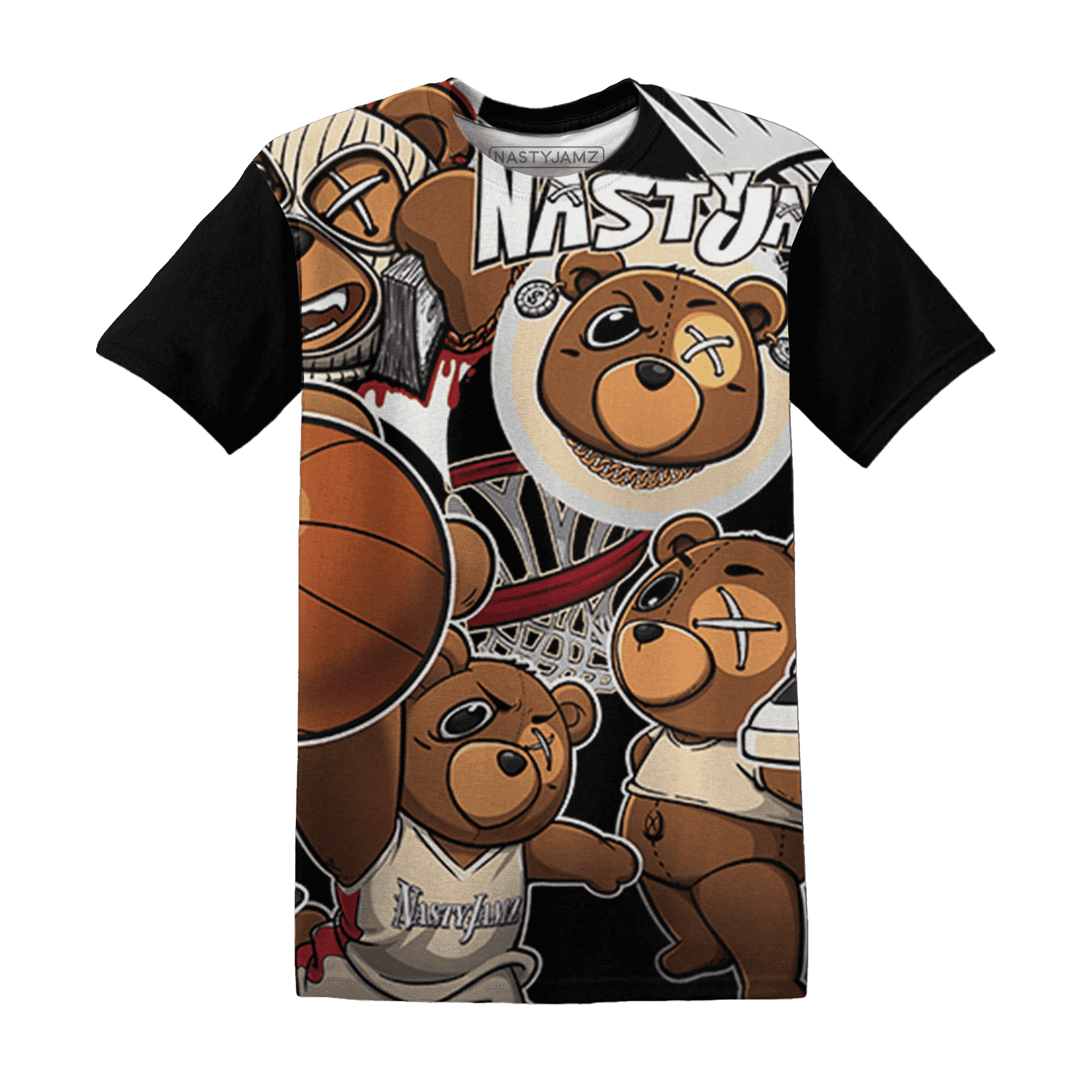 JD Jumman Jack Red T Shirt Match BER Wallpapers 3D All-Over Print - NastyJamz