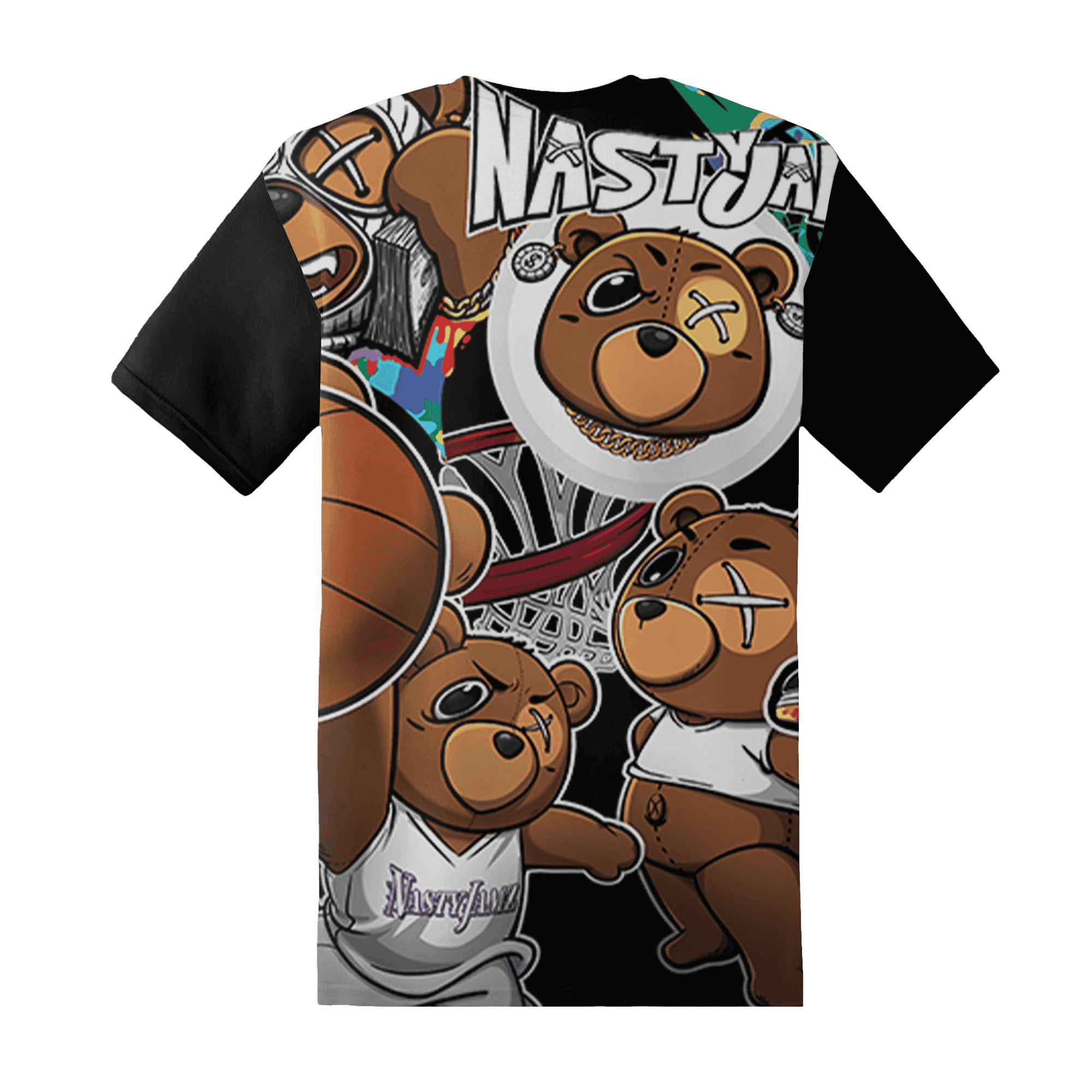 Mid GS Six Championships 1s T Shirt Match BER Wallpapers 3D All-Over Print - NastyJamz