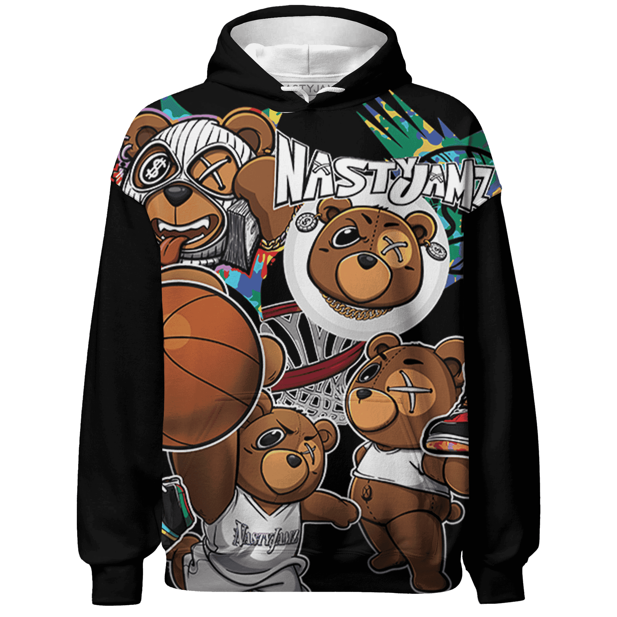 Mid GS Six Championships 1s Hoodie Match BER Wallpapers 3D All-Over Print - NastyJamz