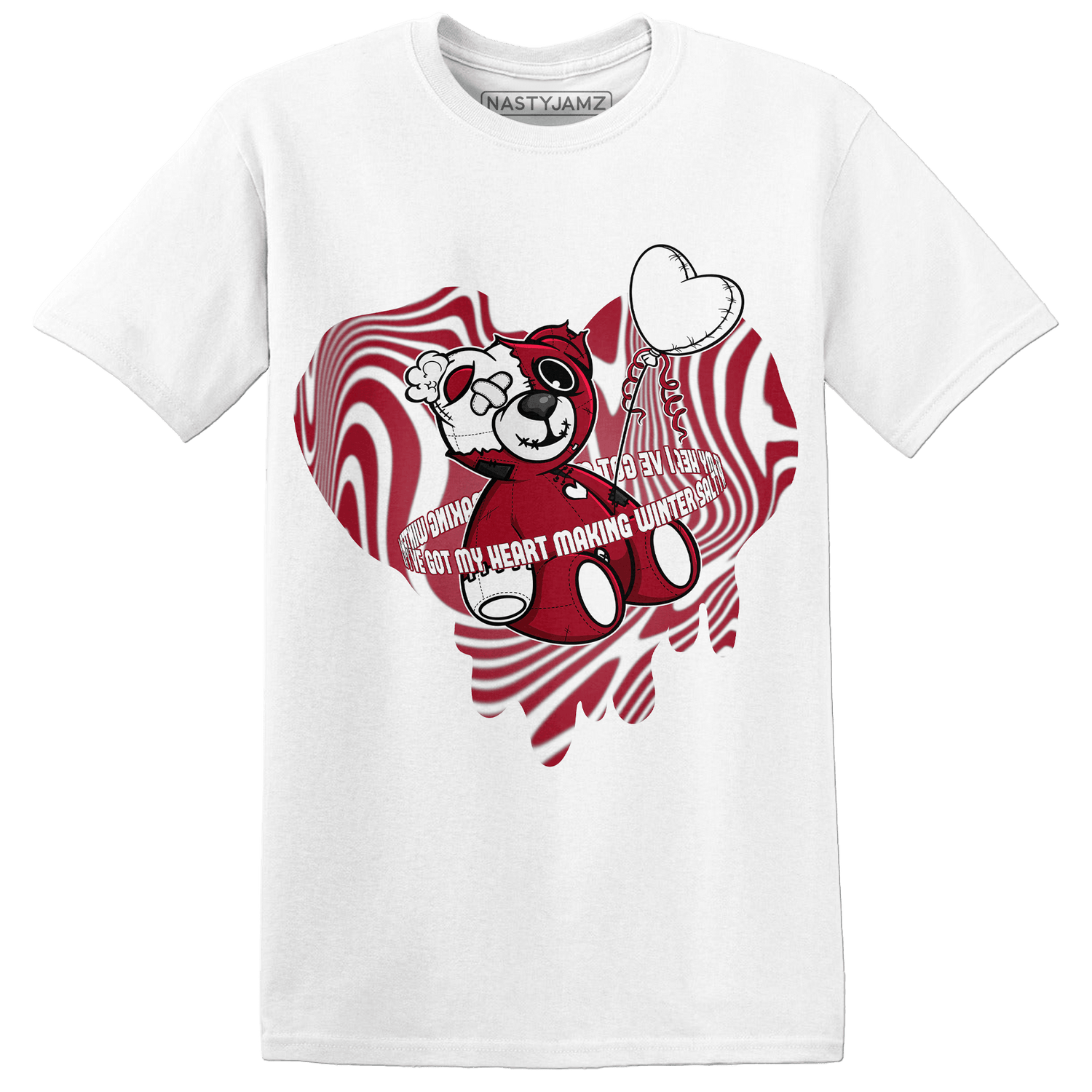 Retro Red Taxi 12s T Shirt Match BER Winter - NastyJamz