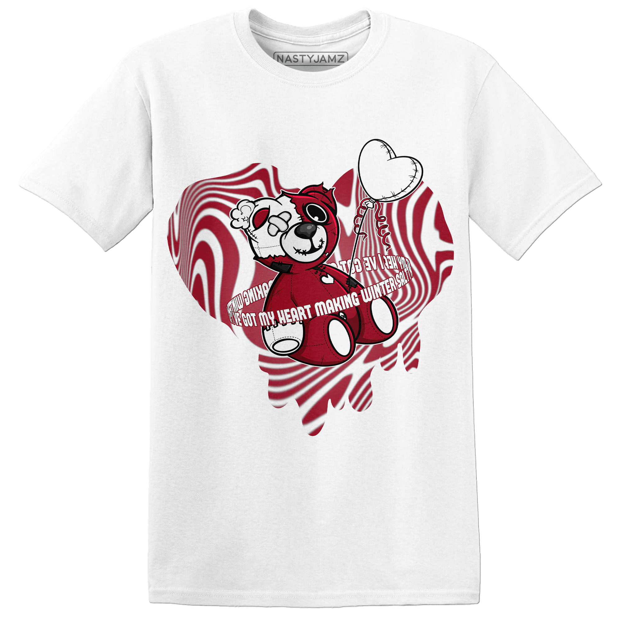 Retro Red Taxi 12s T Shirt Match BER Winter - NastyJamz