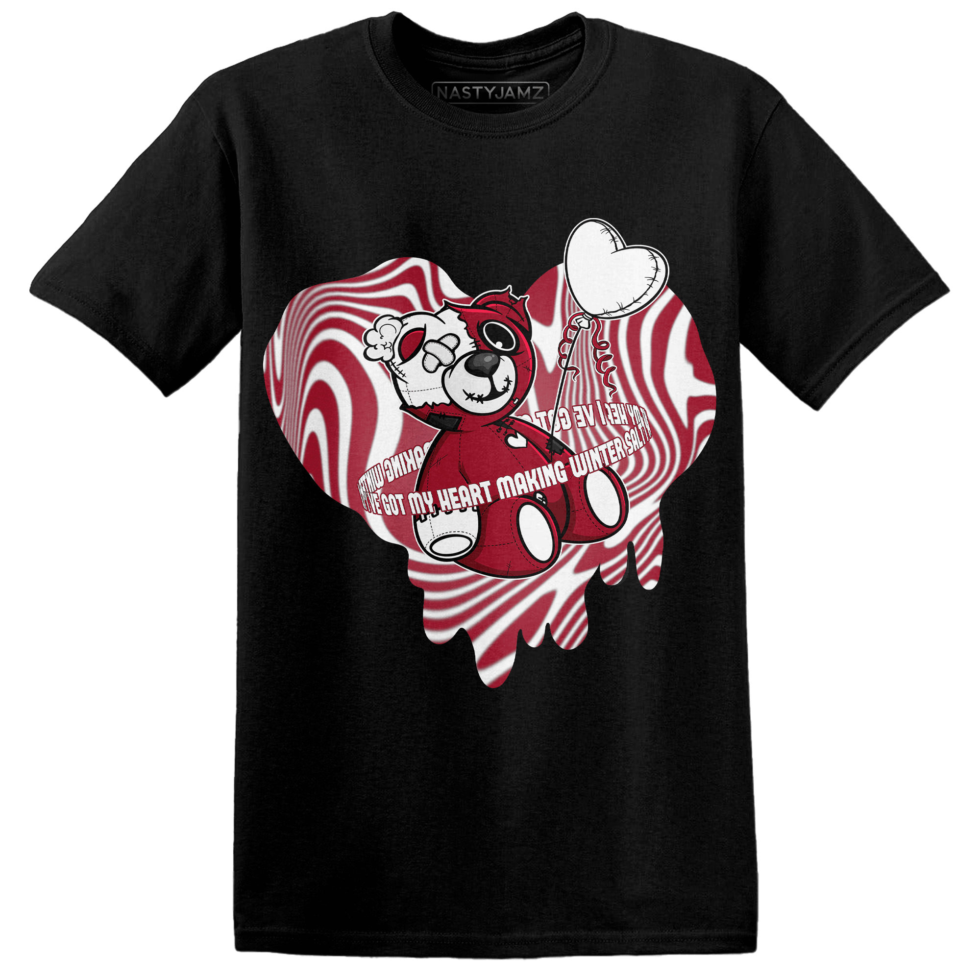 Retro Red Taxi 12s T Shirt Match BER Winter - NastyJamz