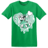 High OG Green Glow 1s T Shirt Match BER Winter - NastyJamz