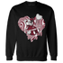 High White Team Red 1s Sweatshirt Match BER Winter - NastyJamz