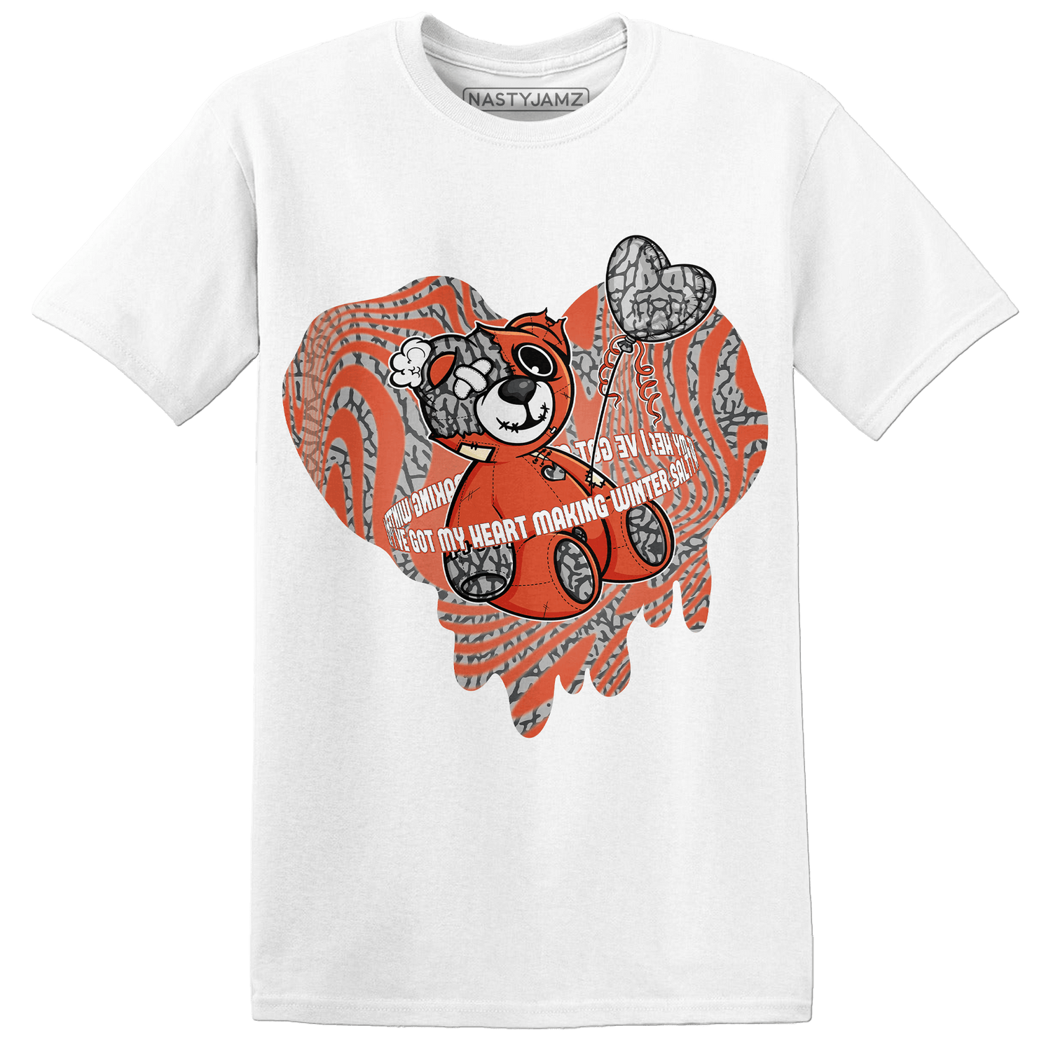 Georgia Peach 3s T Shirt Match BER Winter - NastyJamz