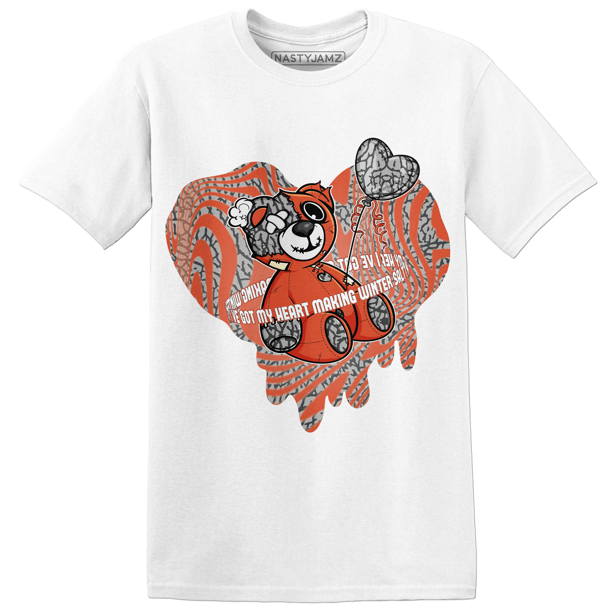Georgia Peach 3s T Shirt Match BER Winter - NastyJamz